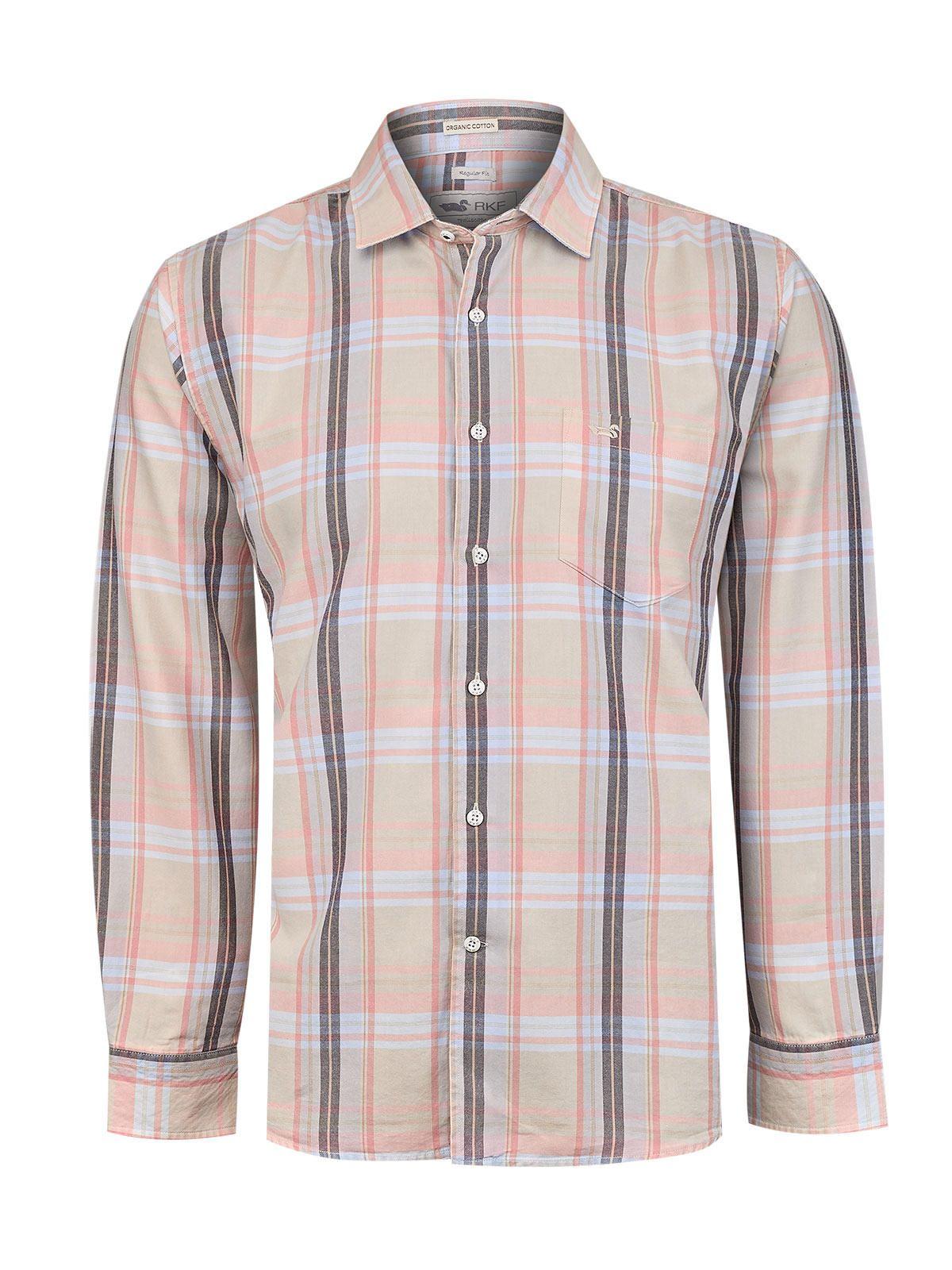Camisa Algodón Orgánico Hombre Arbed Beige-0