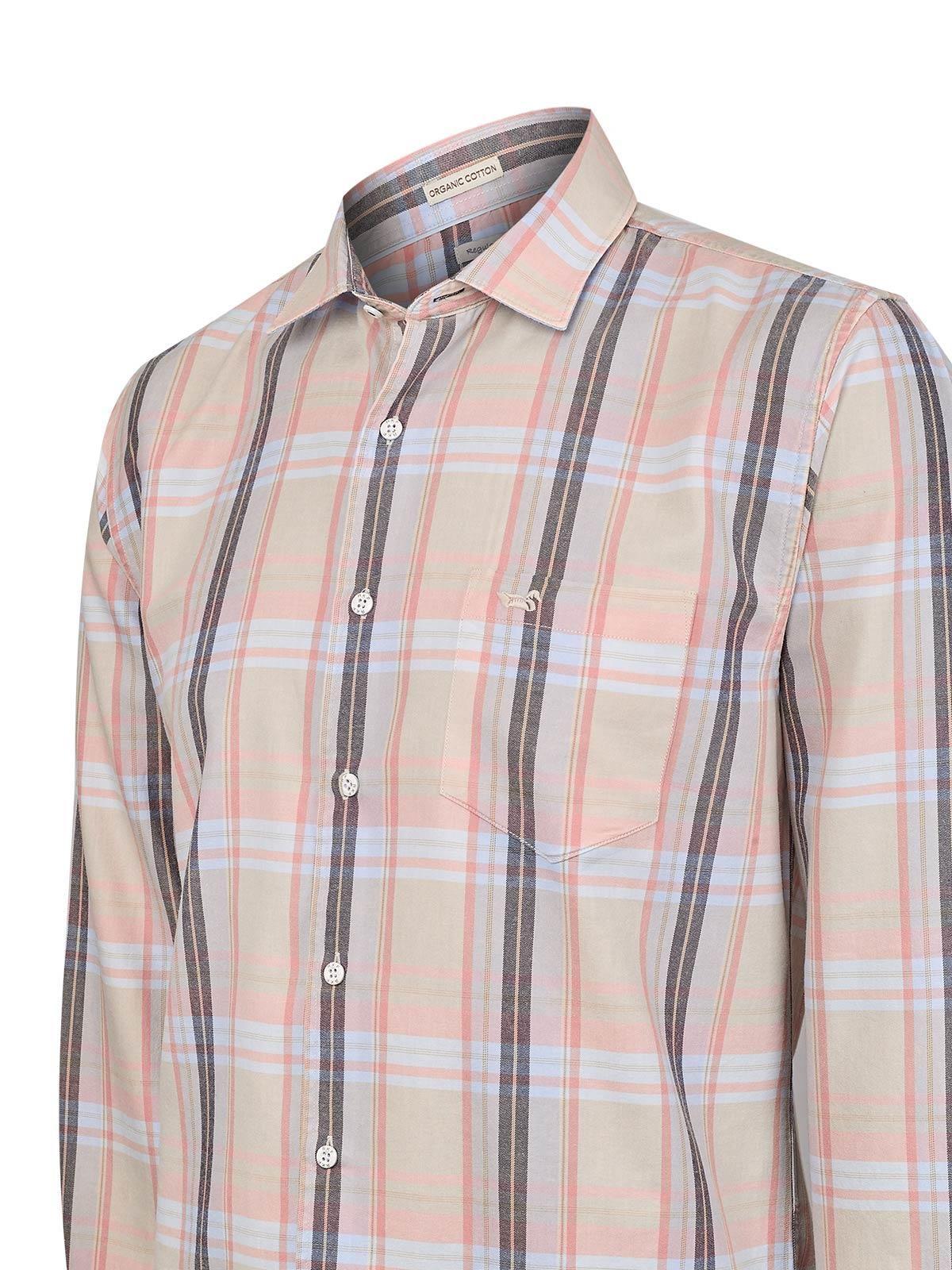 Camisa Algodón Orgánico Hombre Arbed Beige-3
