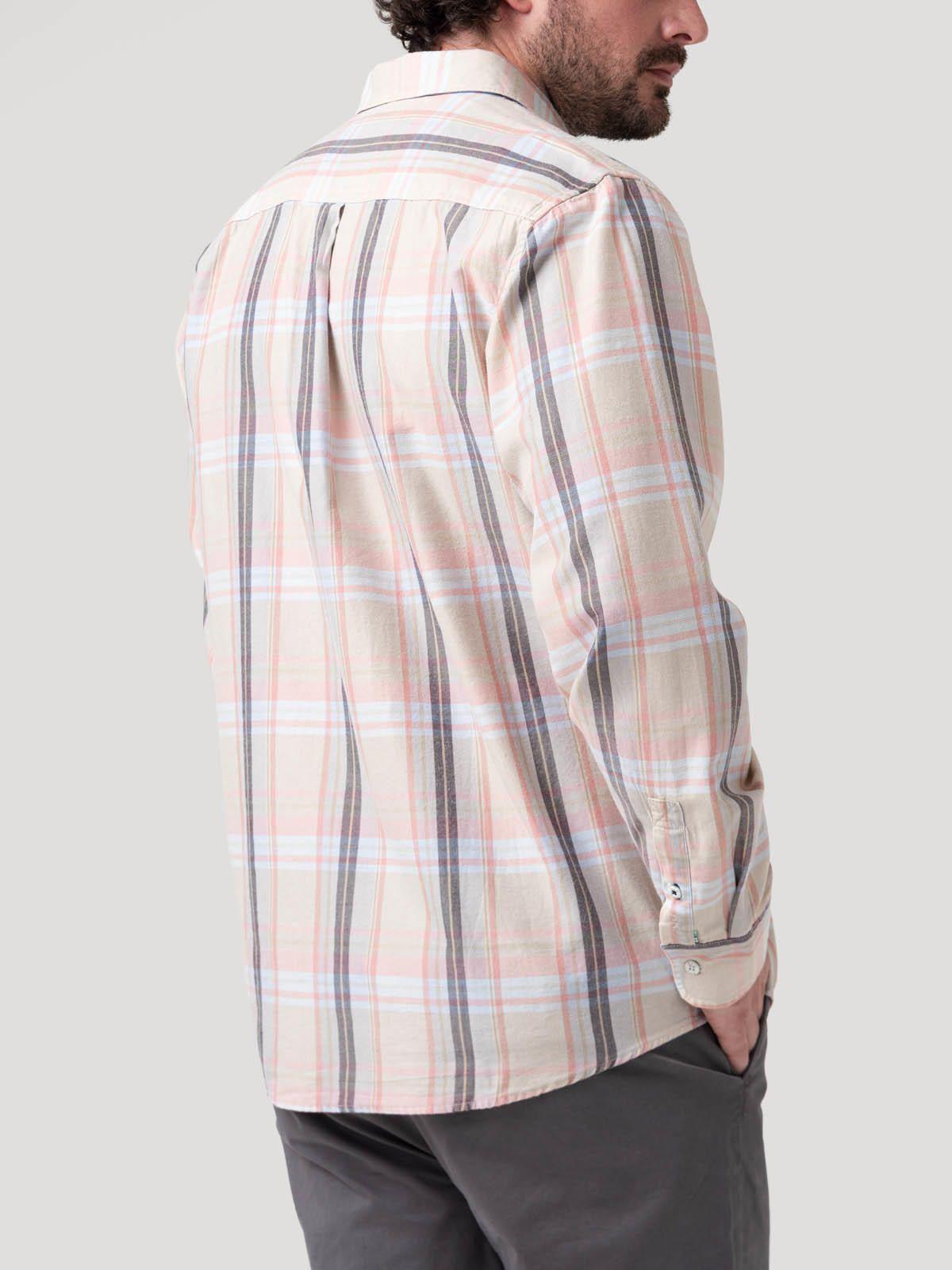 Camisa Algodón Orgánico Hombre Arbed Beige-5