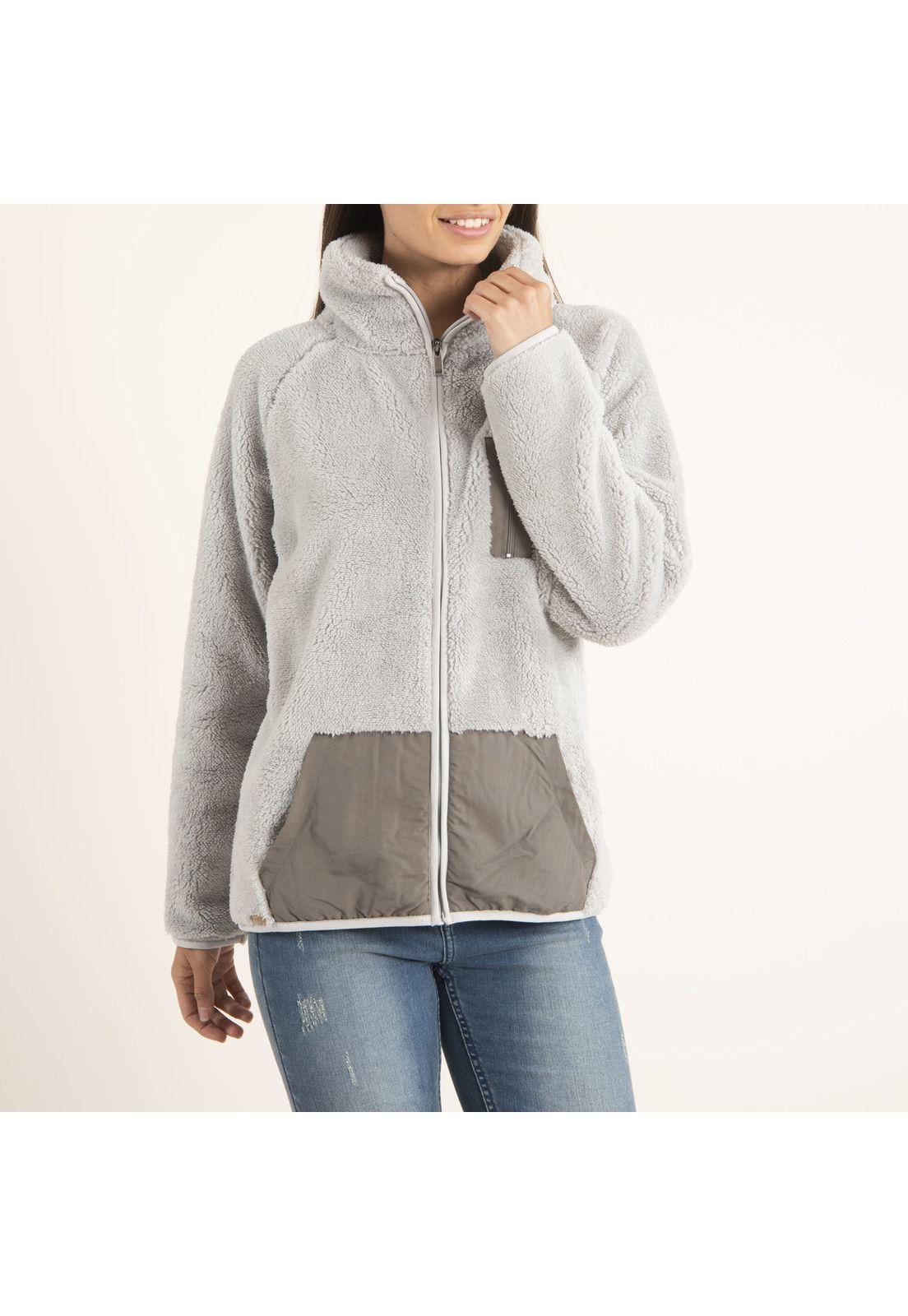 Polar Mujer Canela Gris-1