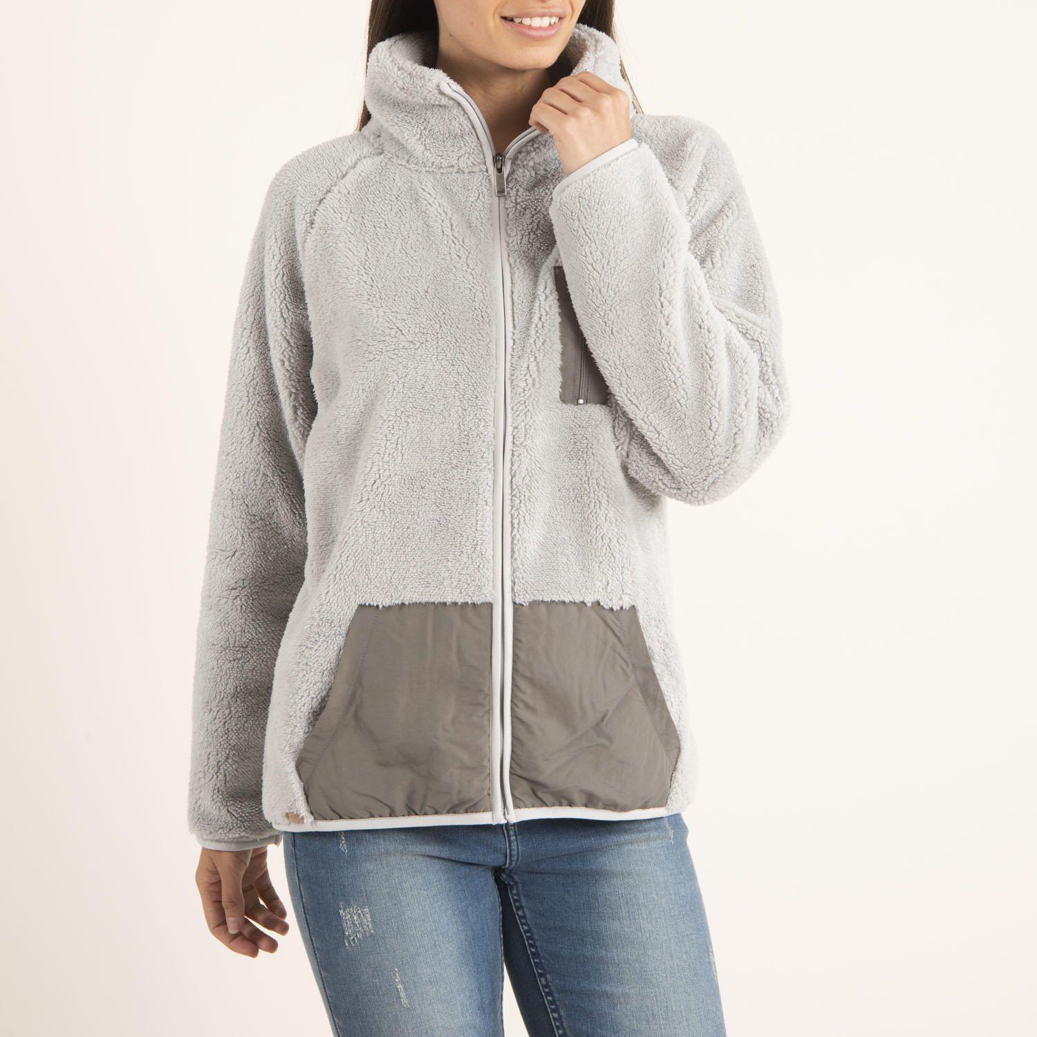Polar Mujer Canela Gris-1
