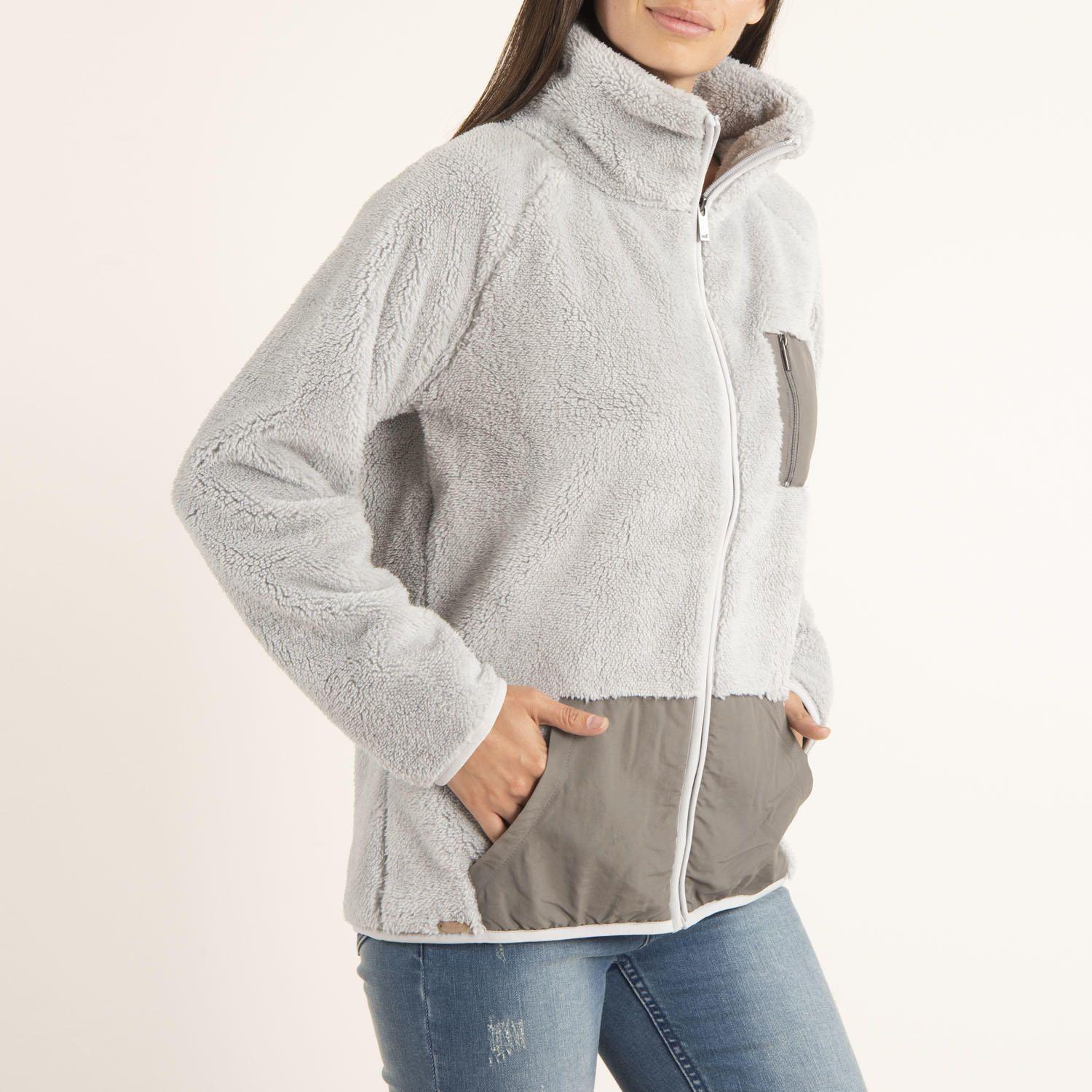 Polar Mujer Canela Gris-2