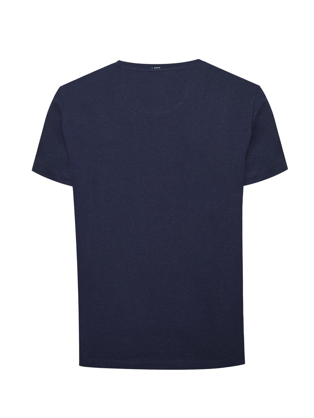 Polera Drake Azul Algodón Orgánico Hombre-3