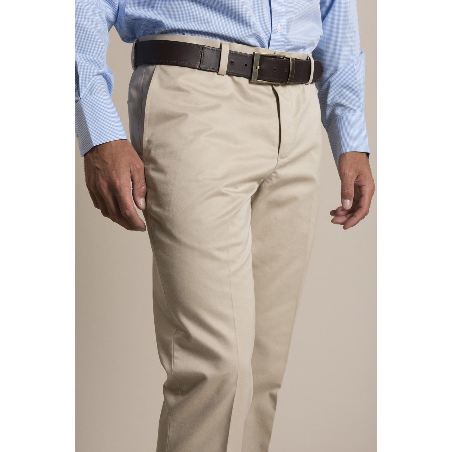 Pantalón Libre de Arrugas  Rockford Beige-1