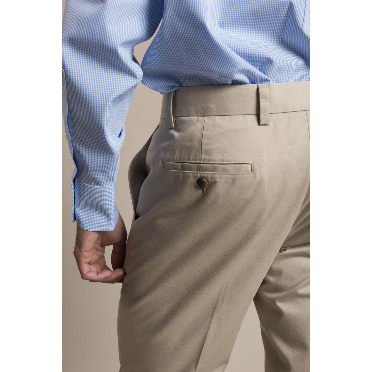 Pantalón Libre de Arrugas  Rockford Beige-4