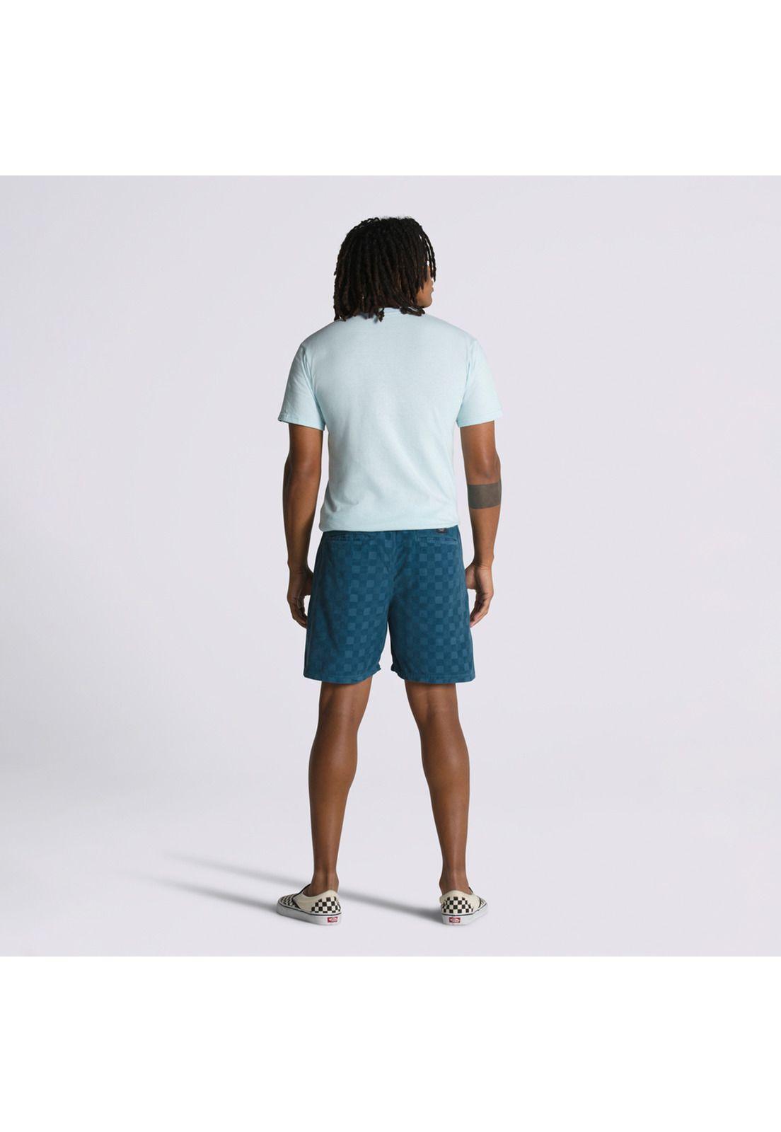 Short Hombre Range Check Cord Loose E Waist Azul-1