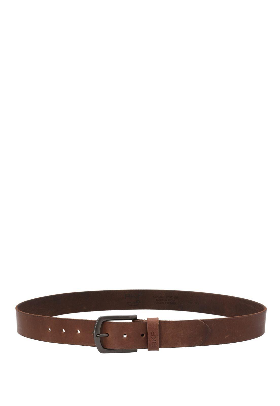 Cinturon Cuero Café Rf Sequoia Hombre-1