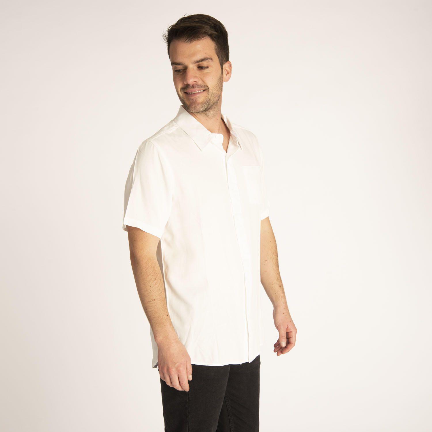 Camisa M/C Hombre Laos Shirt Beige-1
