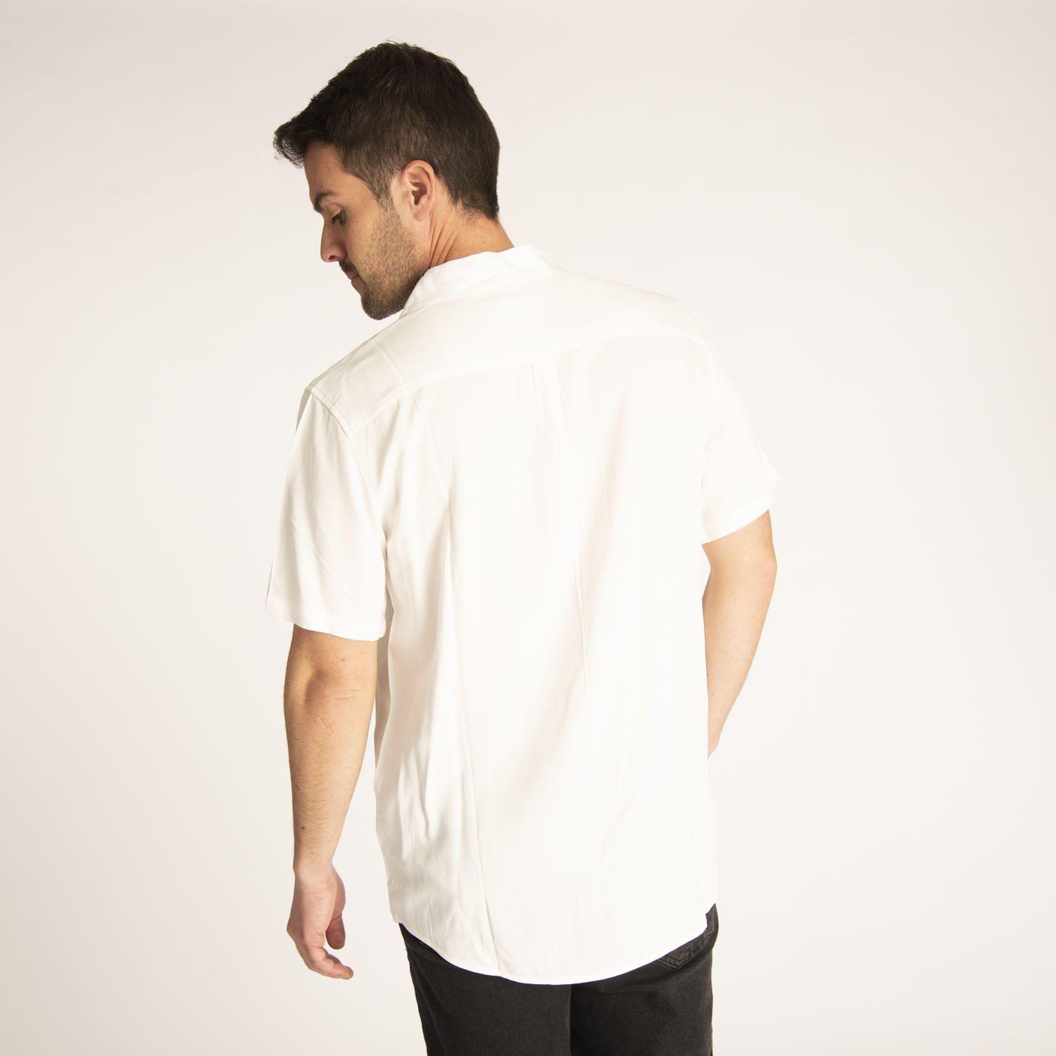 Camisa M/C Hombre Laos Shirt Beige-3