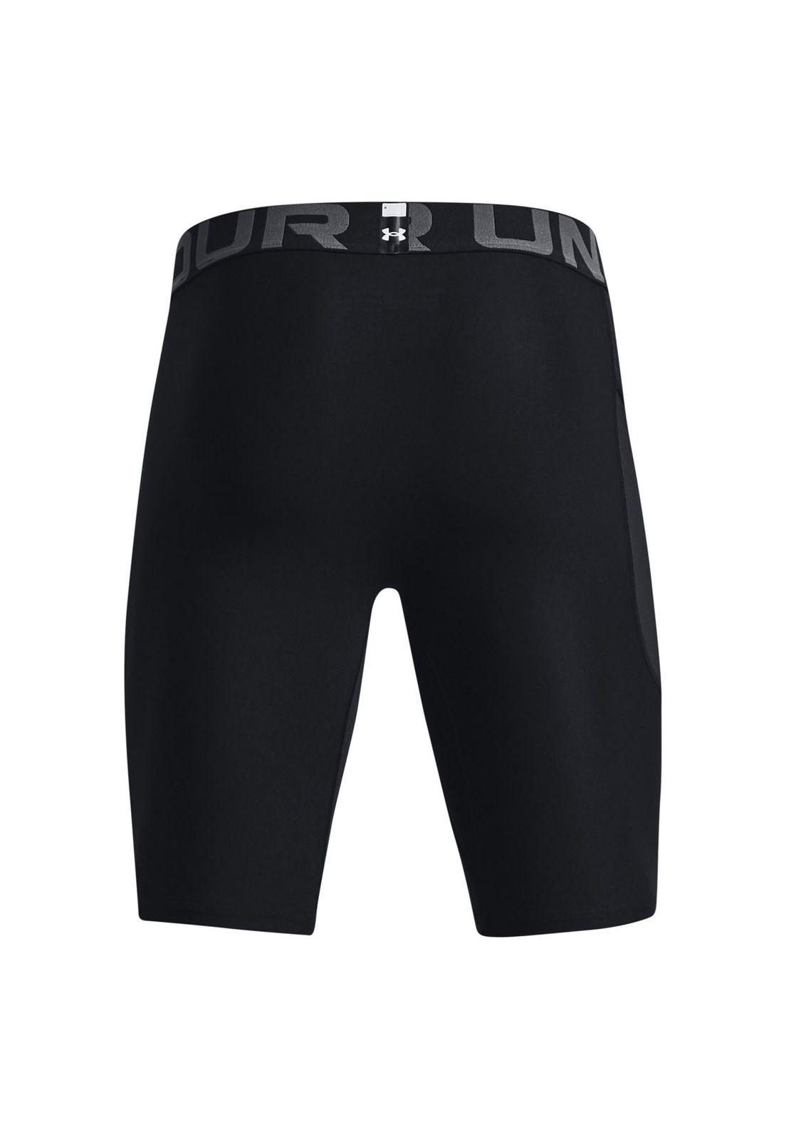 Shorts largos HeatGear® para hombre Negro-1