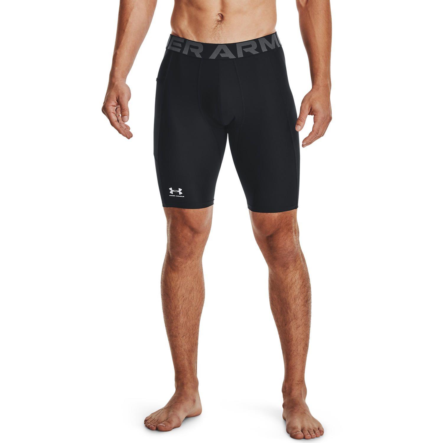 Shorts largos HeatGear® para hombre Negro-0