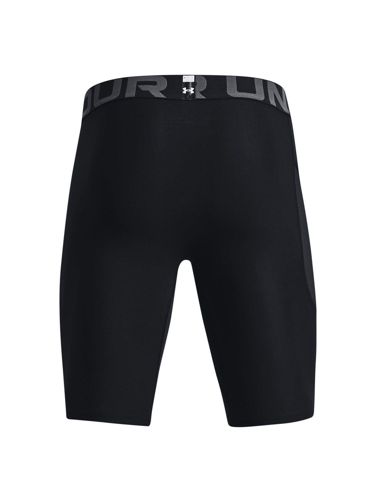 Shorts largos HeatGear® para hombre Negro-1