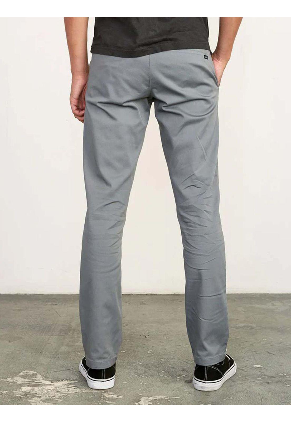 Pantalón Hombre The Weekend Gris Rvca-1