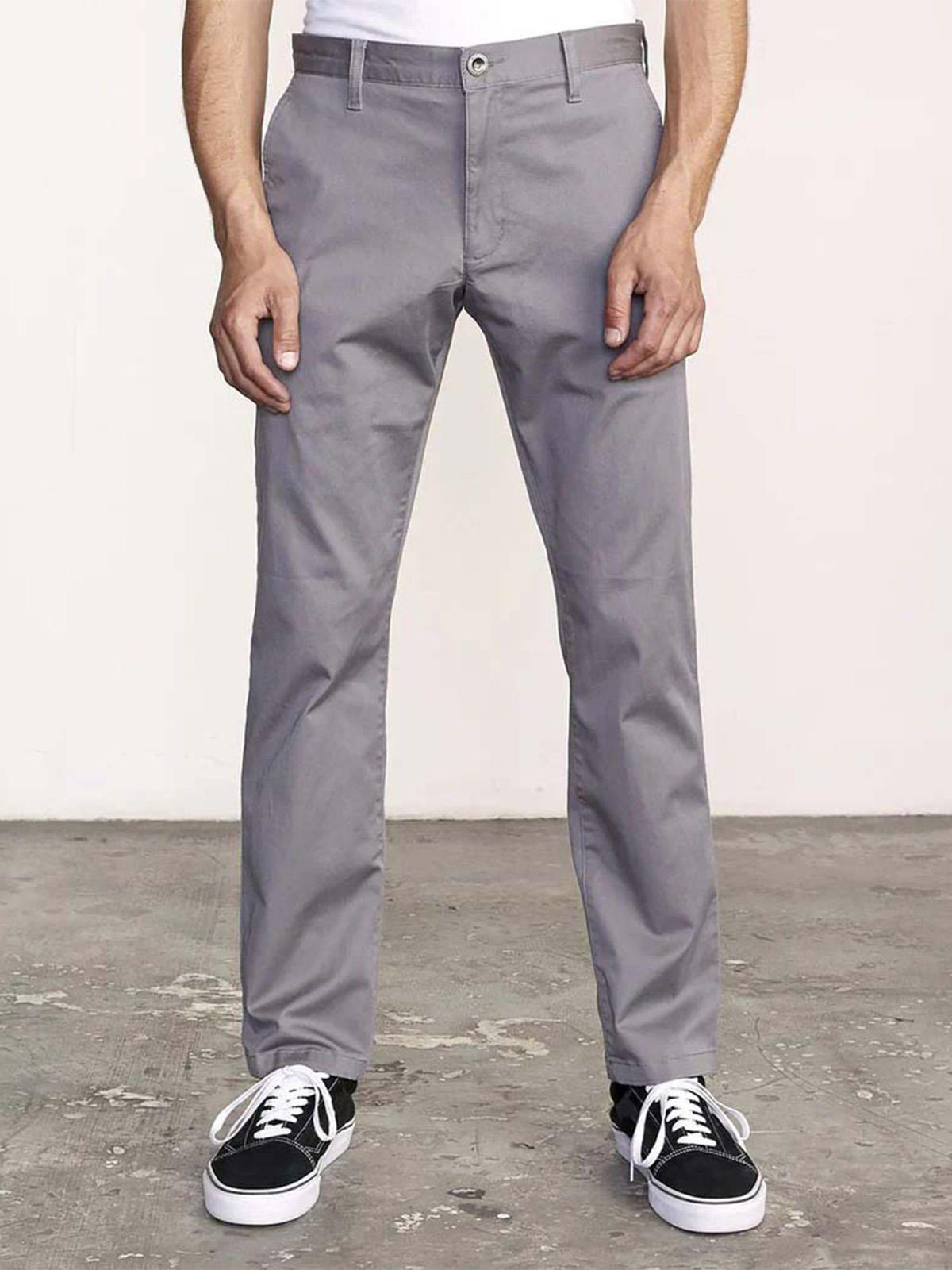 Pantalón Hombre The Weekend Gris Rvca-0