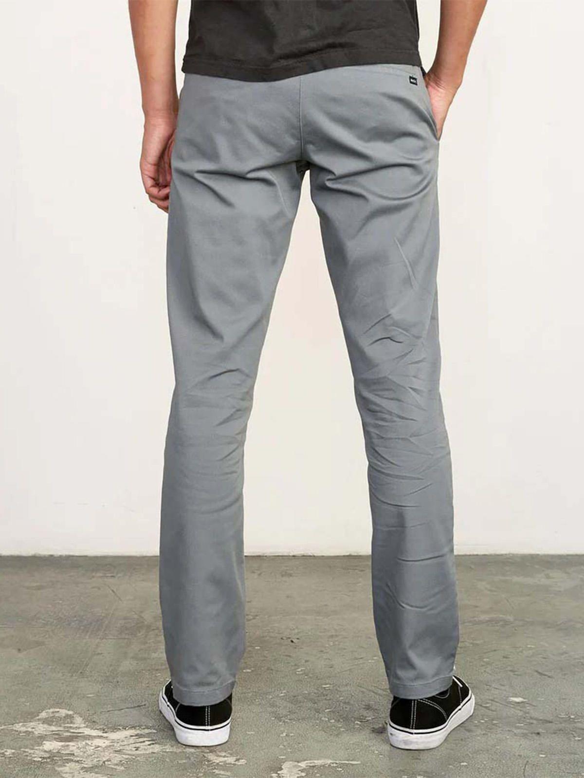 Pantalón Hombre The Weekend Gris Rvca-1