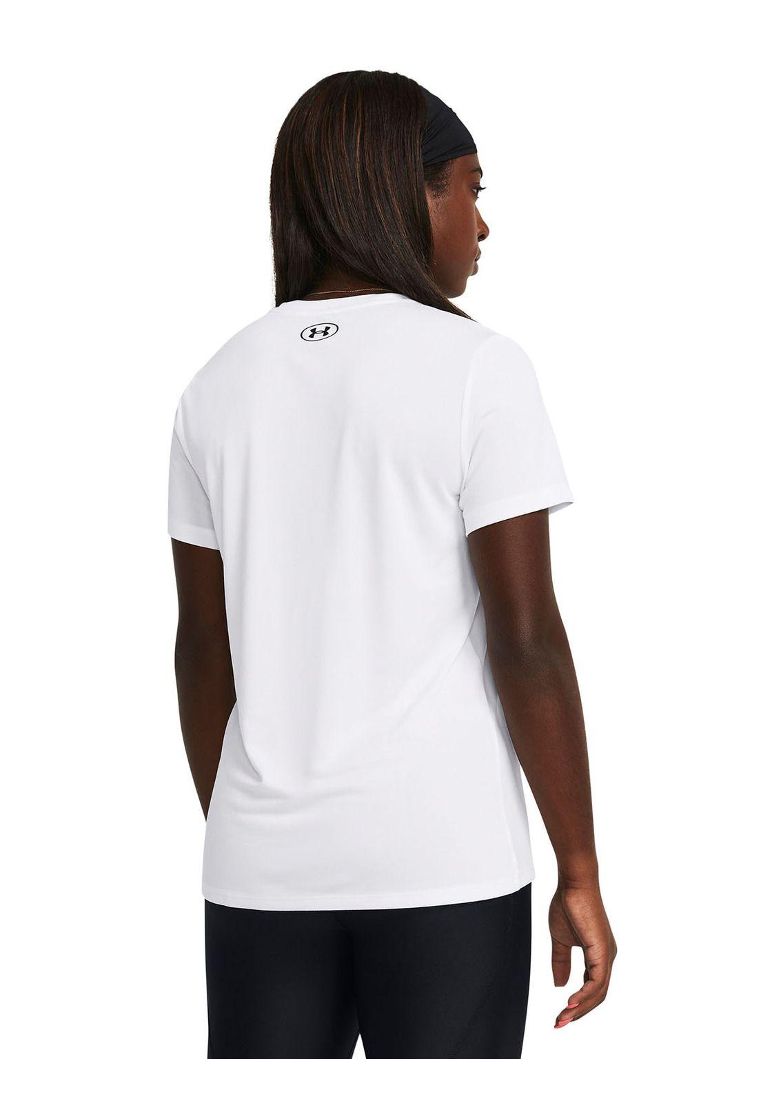 Polera Manga Corta Blanca Tech Mujer-4