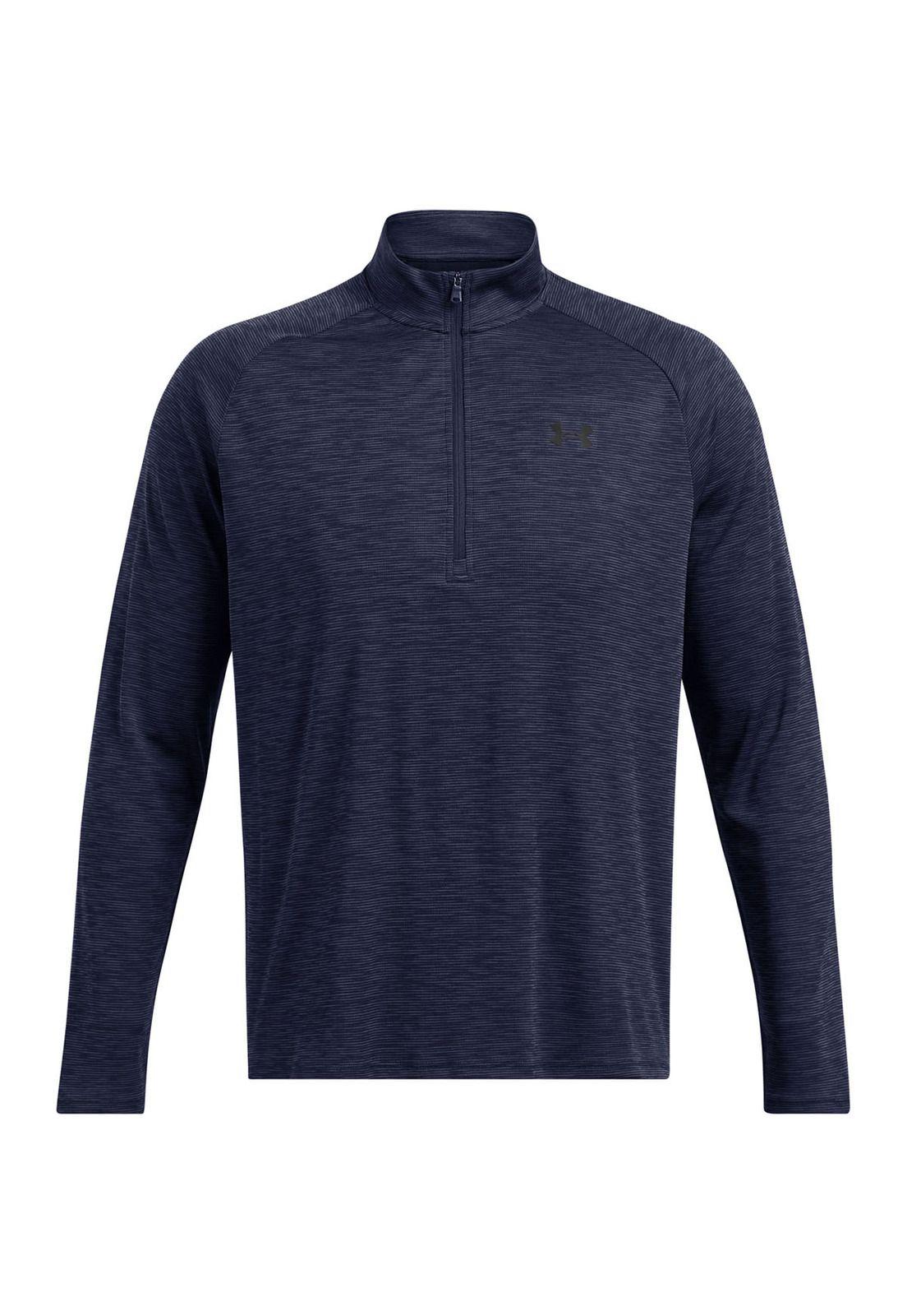 Polerón Tech half zip para hombre Marino-0