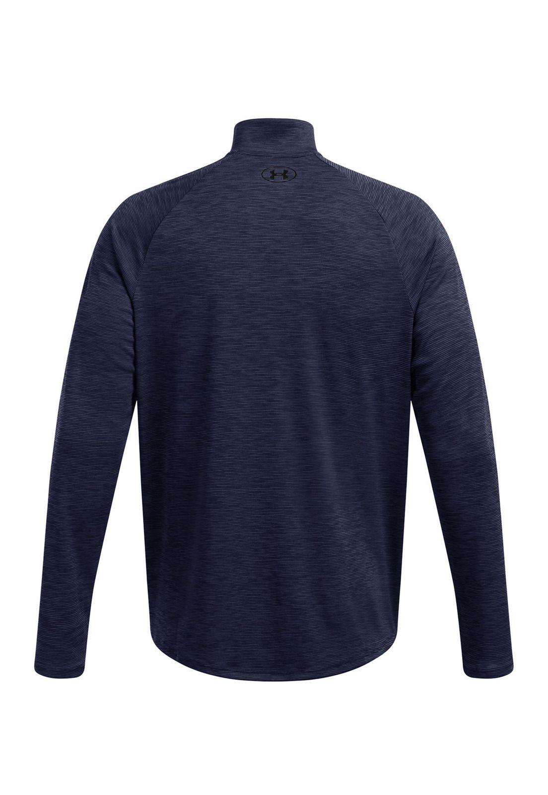 Polerón Tech half zip para hombre Marino-1