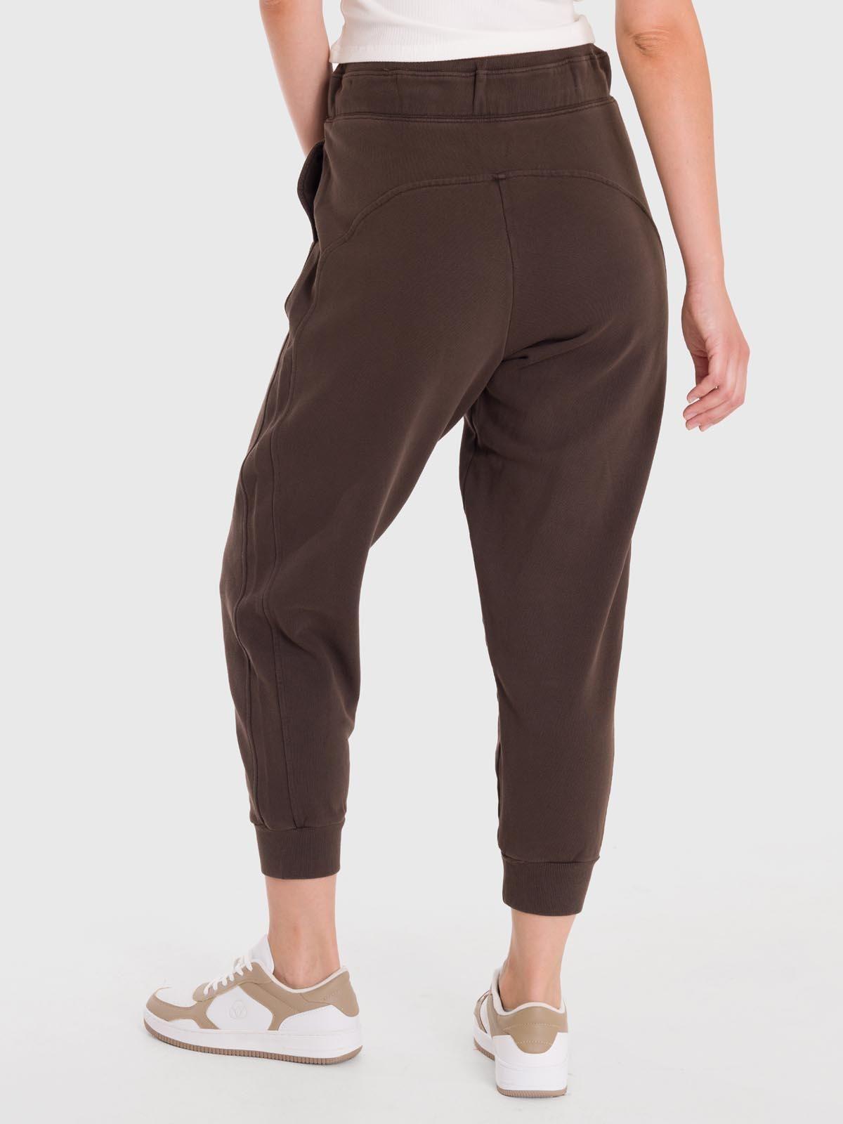Pantalón Mujer Jogger Pant Creta Café-4