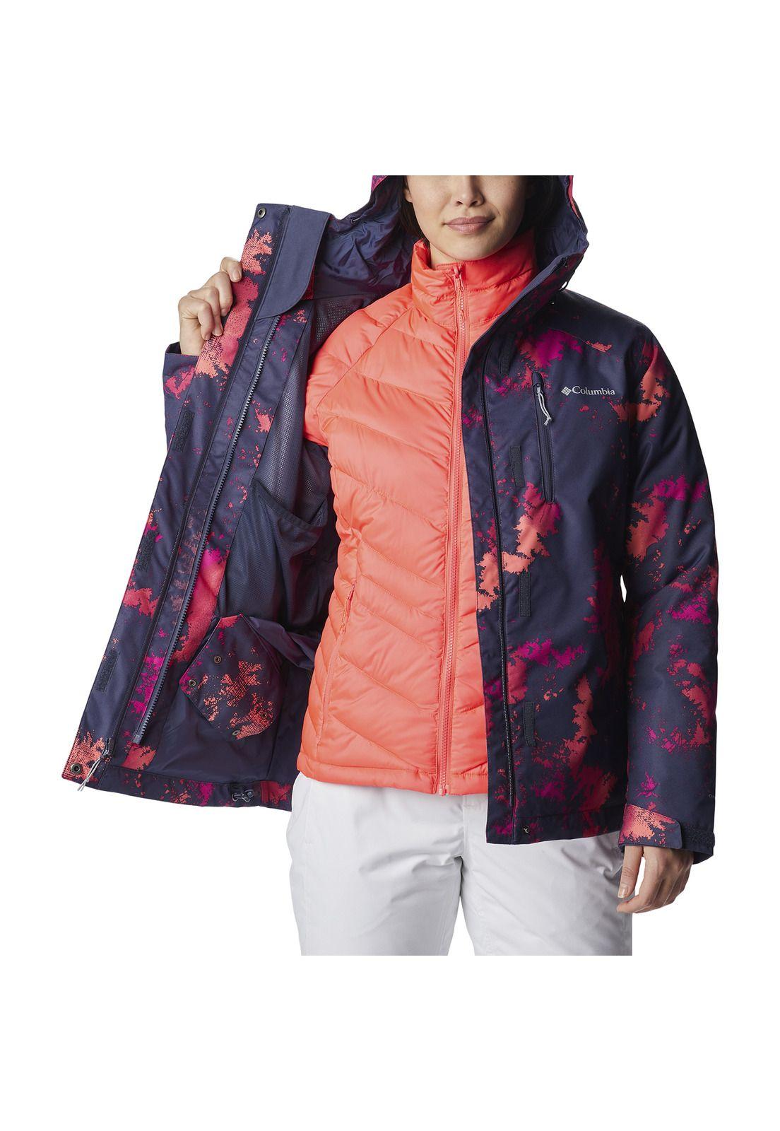 Parka impermeable Mujer Whirlibird Iv Jkt Azul-3