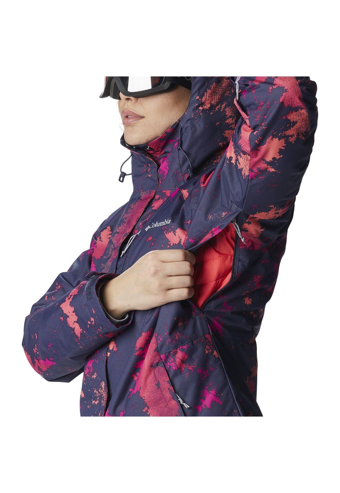 Parka impermeable Mujer Whirlibird Iv Jkt Azul-4