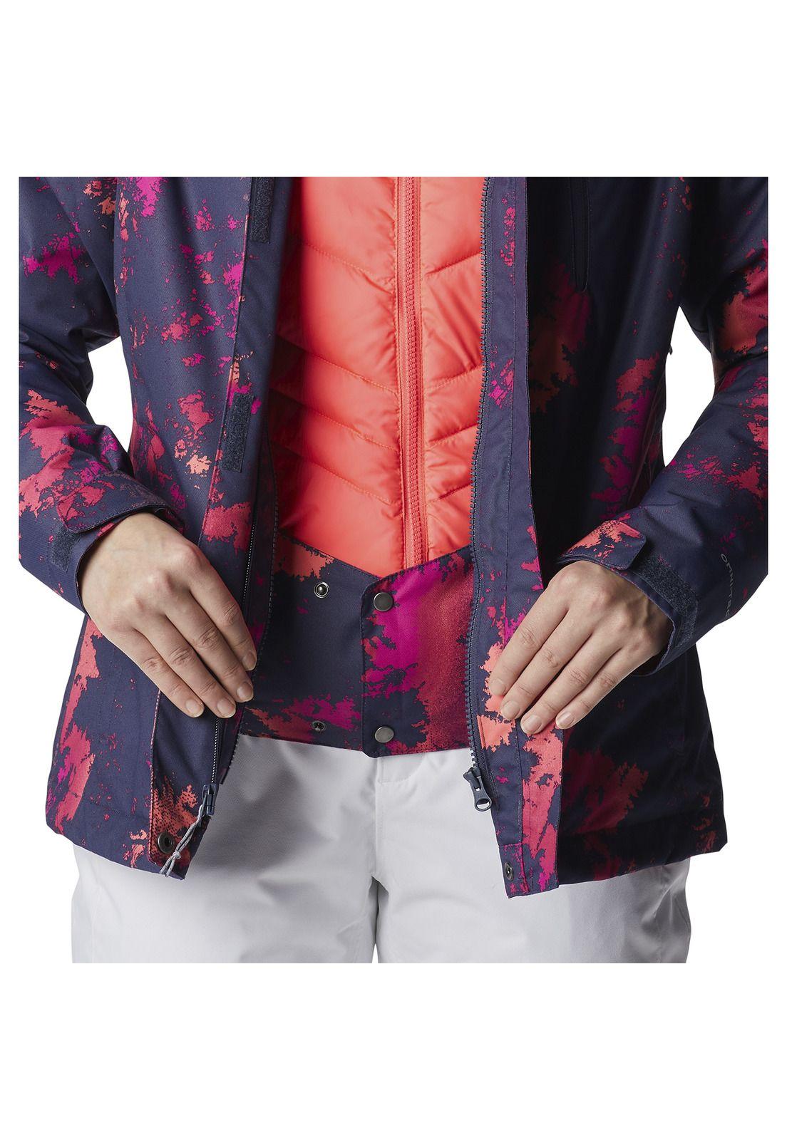 Parka impermeable Mujer Whirlibird Iv Jkt Azul-7