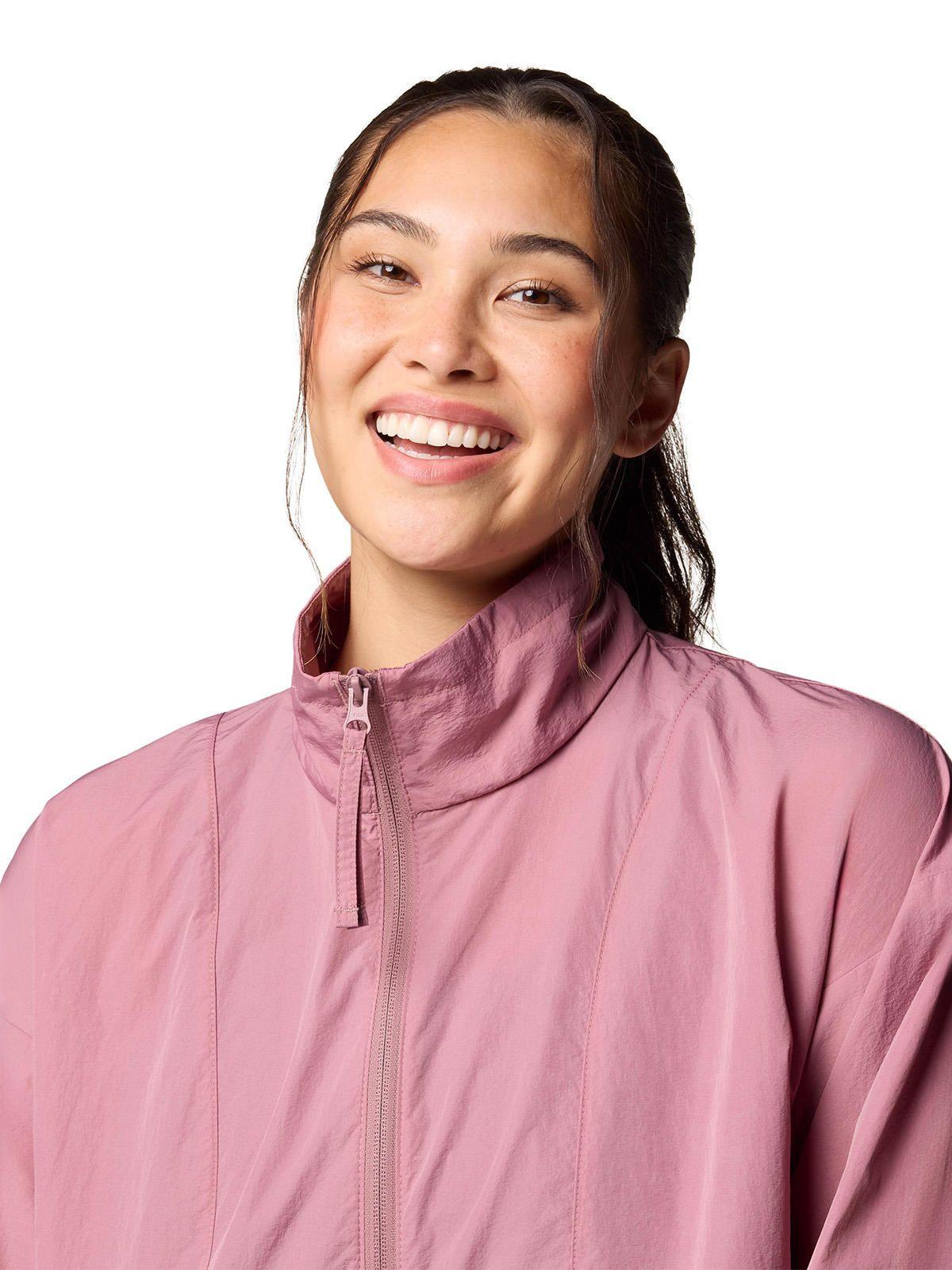 Cortaviento Mujer Boundle Anorak Rosado-3
