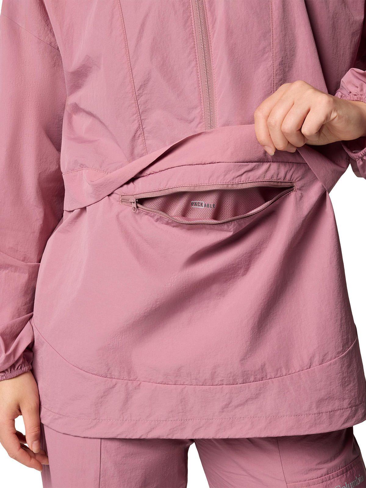 Cortaviento Mujer Boundle Anorak Rosado-4