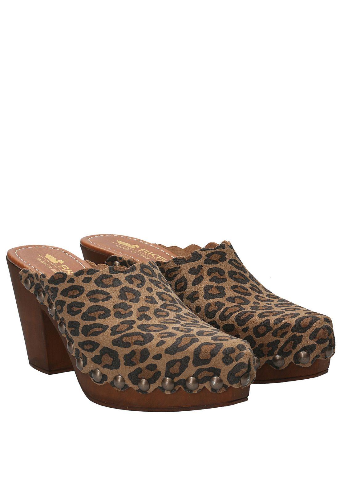 Sueco Cuero Mujer Asti Café Claro-7