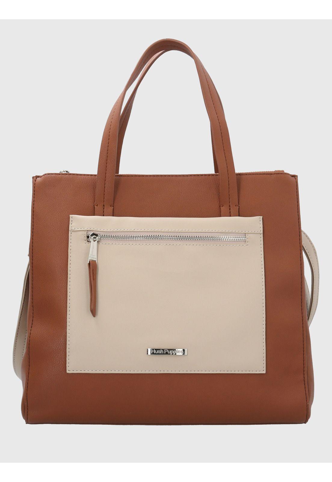 Cartera Ecocuero Café Barker Tote Mujer-0