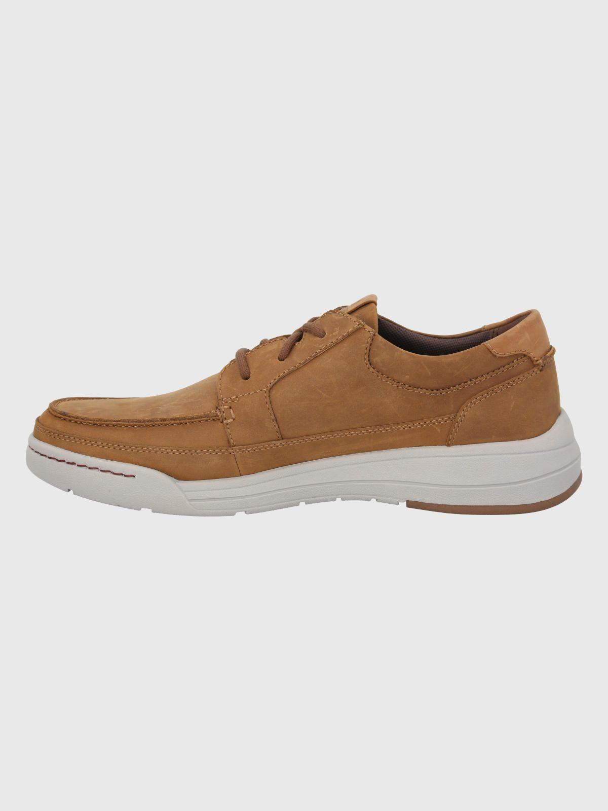 Zapato Cuero Café Hombre Fontier -4