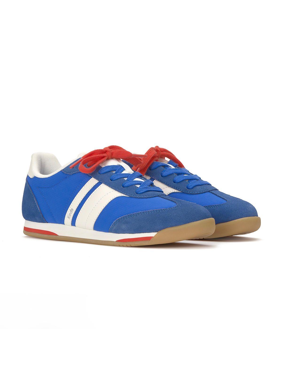 Zapatilla Mujer Revival Nylon/Suede Azul-3
