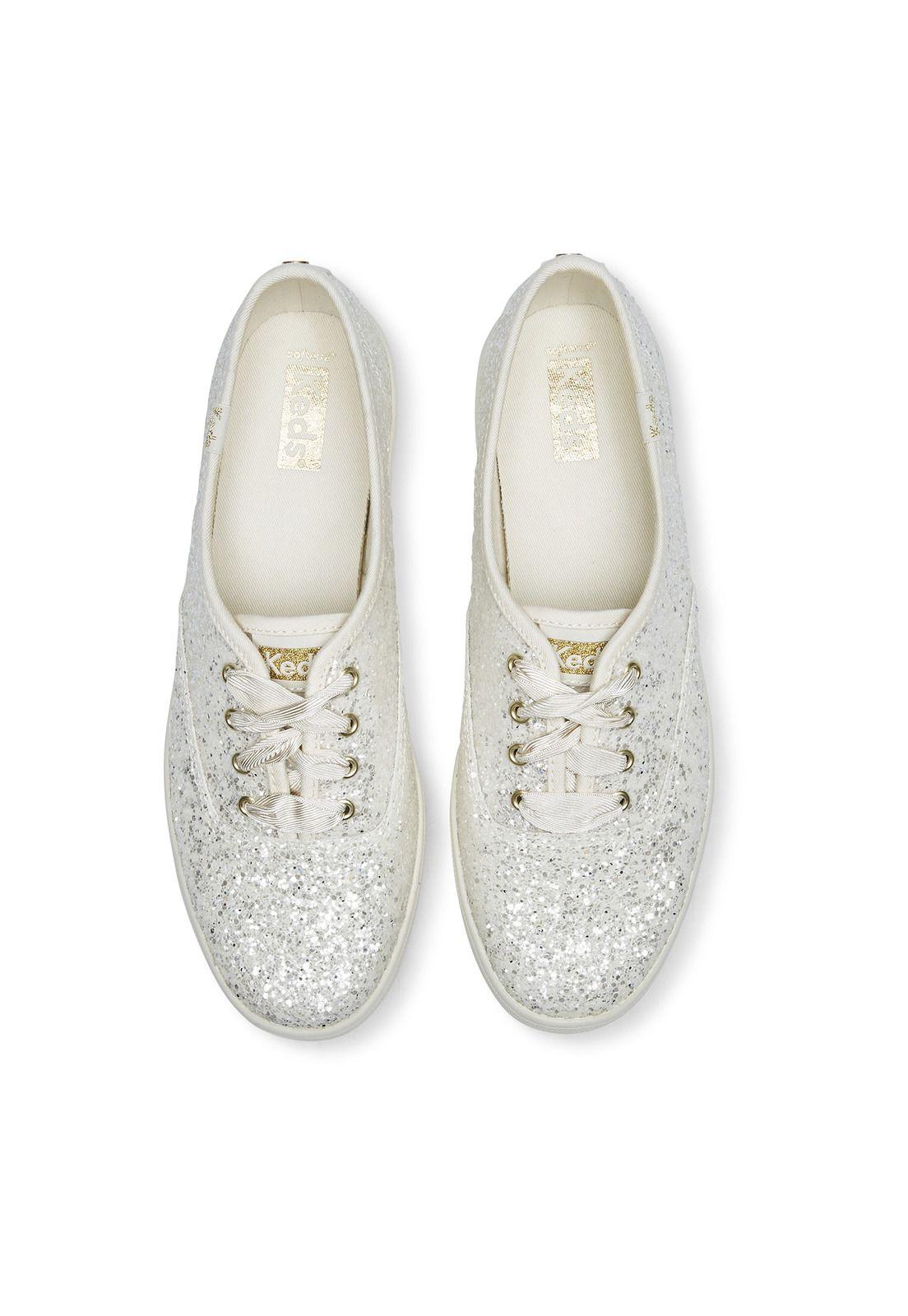 Zapatilla Casual Mujer Champion Glitter Crema-4