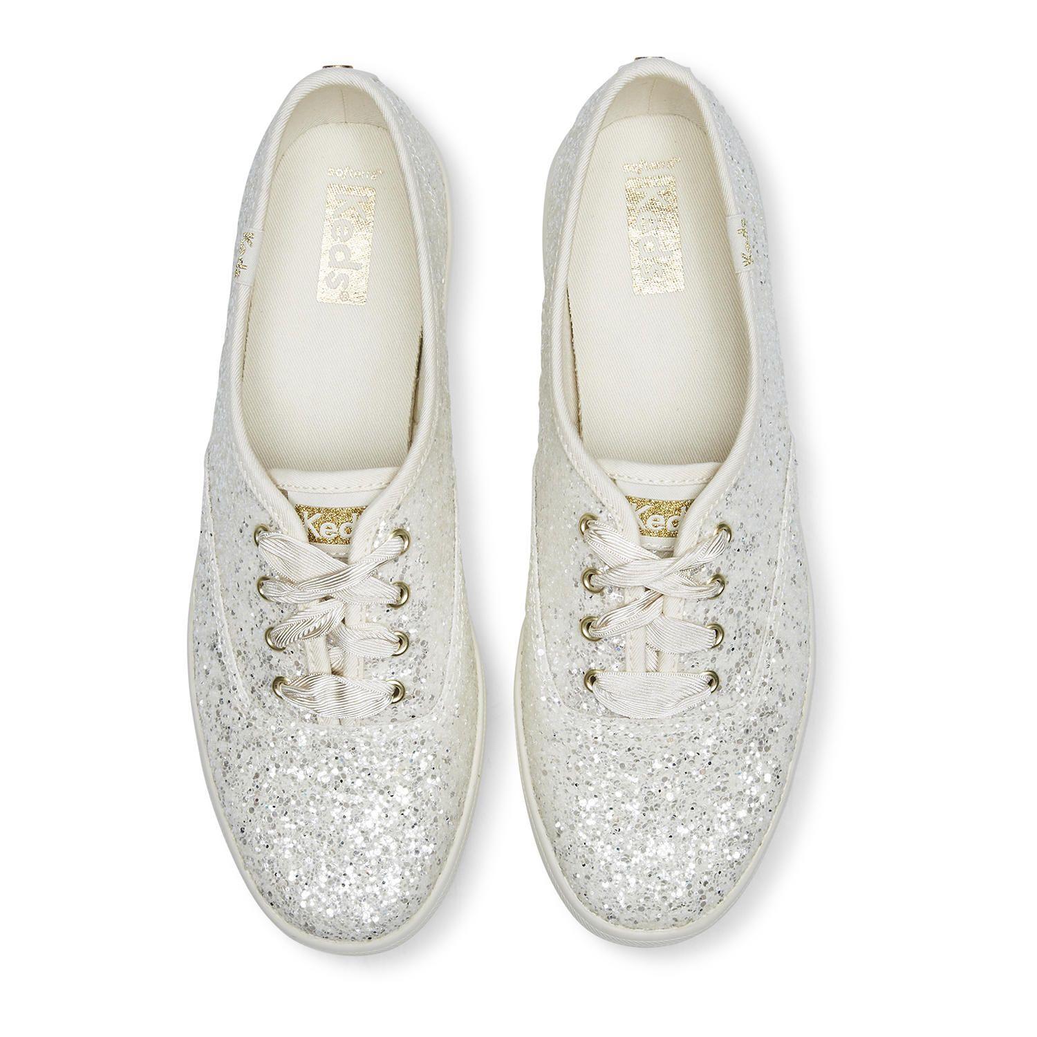 Zapatilla Casual Mujer Champion Glitter Crema-4