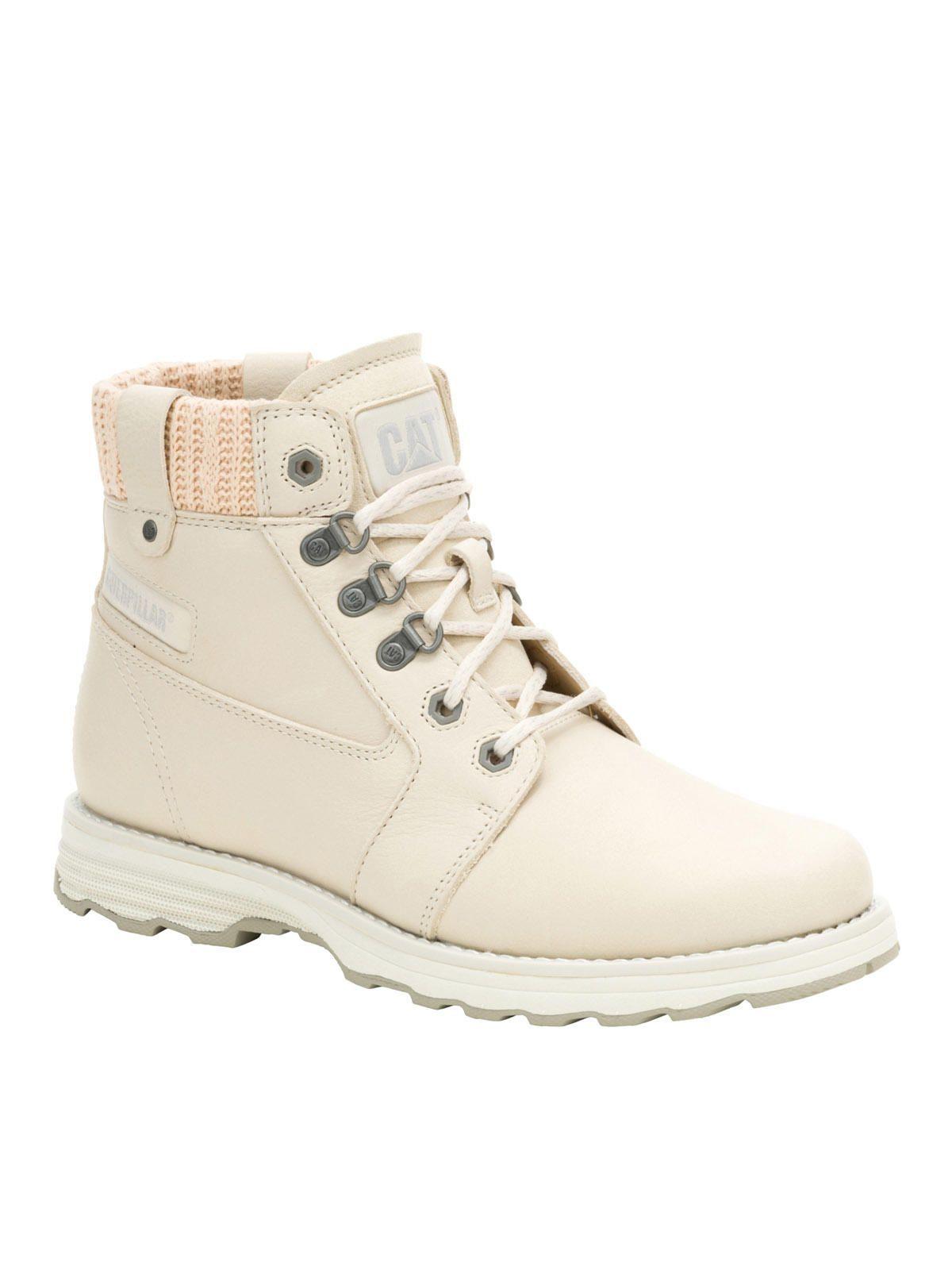 Botín Cuero Charlie Mujer Beige-0