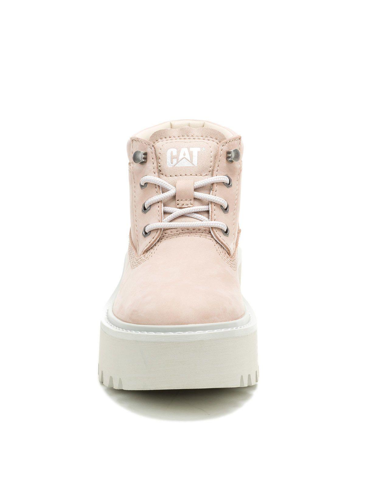 Botín Colorado Max Chukka Mujer Palo Rosa-4