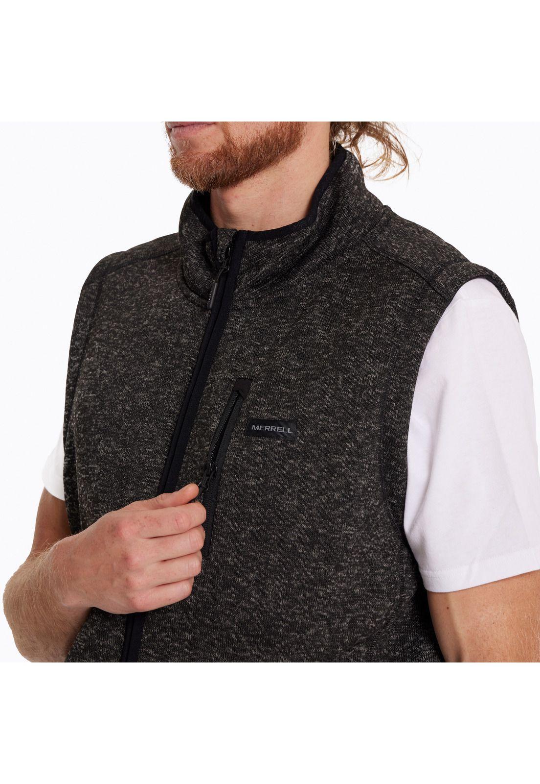 Polar Sin Mangas Hombre Campbell Knitted Negro-4