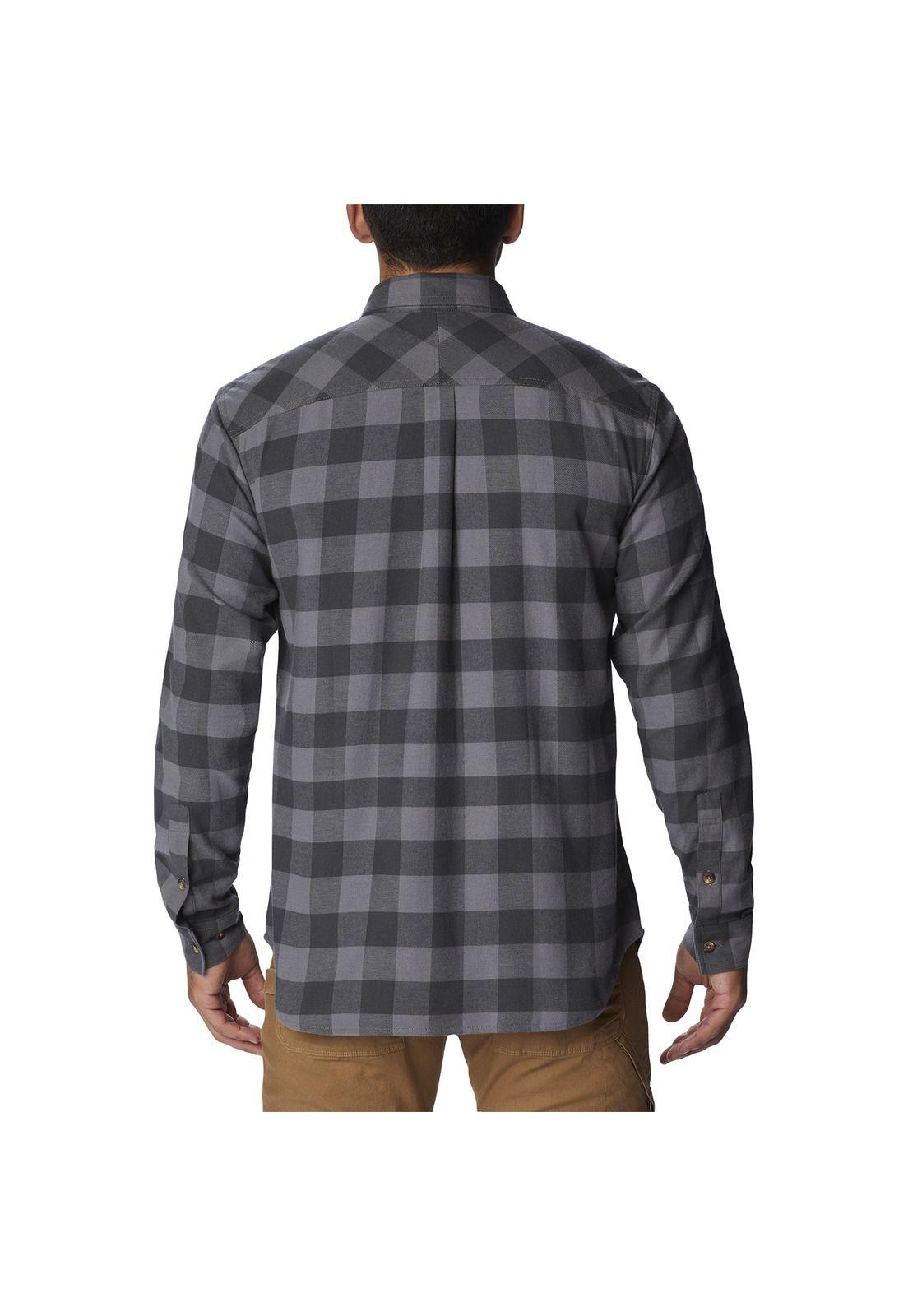 Camisa Hombre Flare Gun Stretch Flannel Gris-4