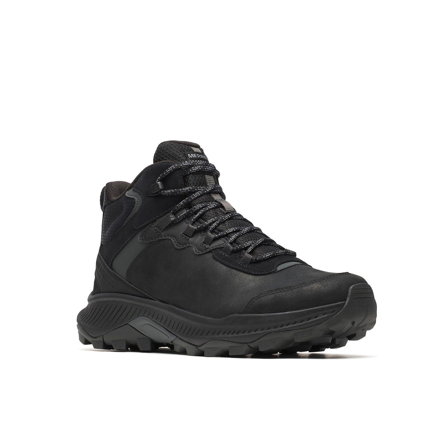 Botin Cuero Hombre Speed Strike 2 Mid WP Negro-3