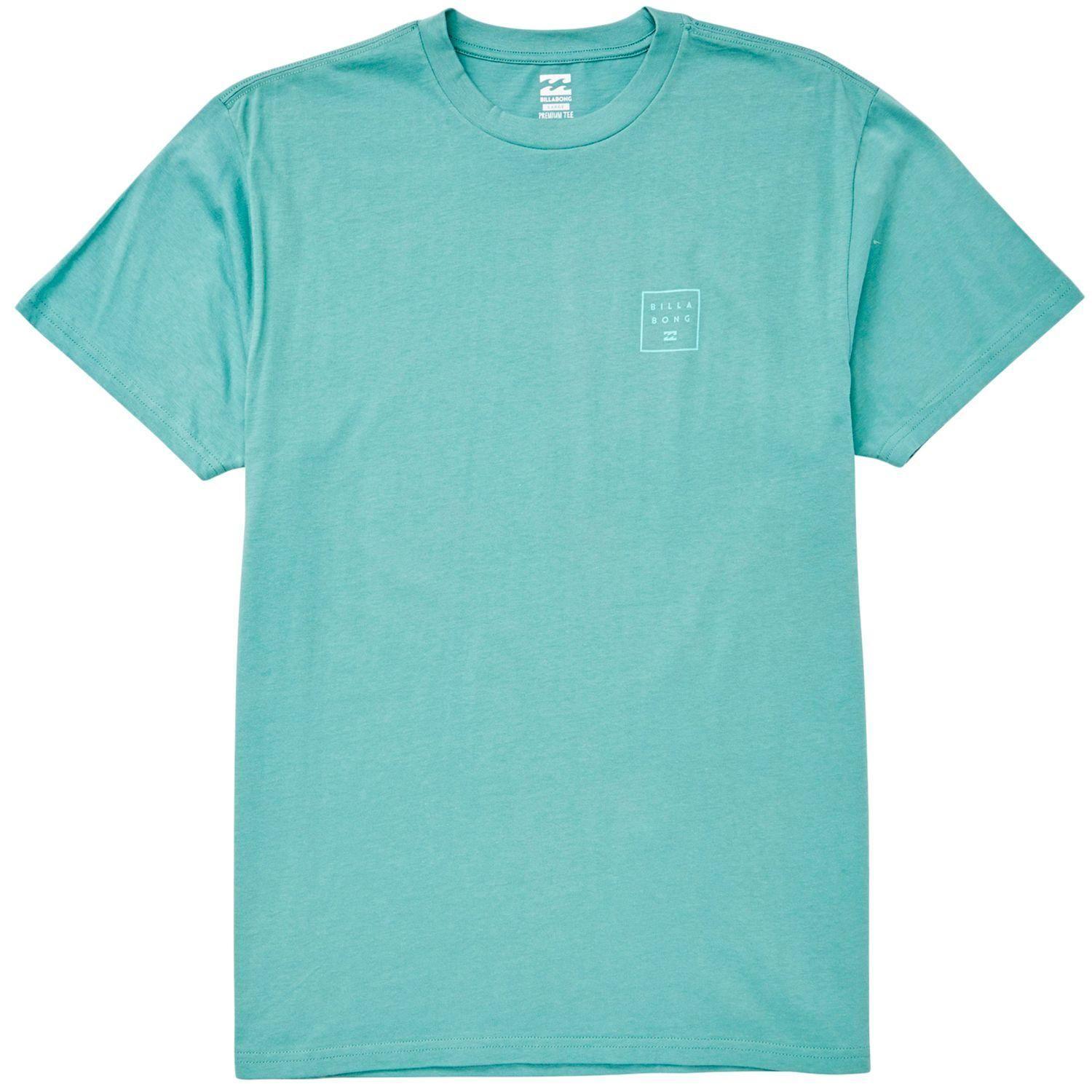 Polera M/C Hombre Stacked Celeste-0