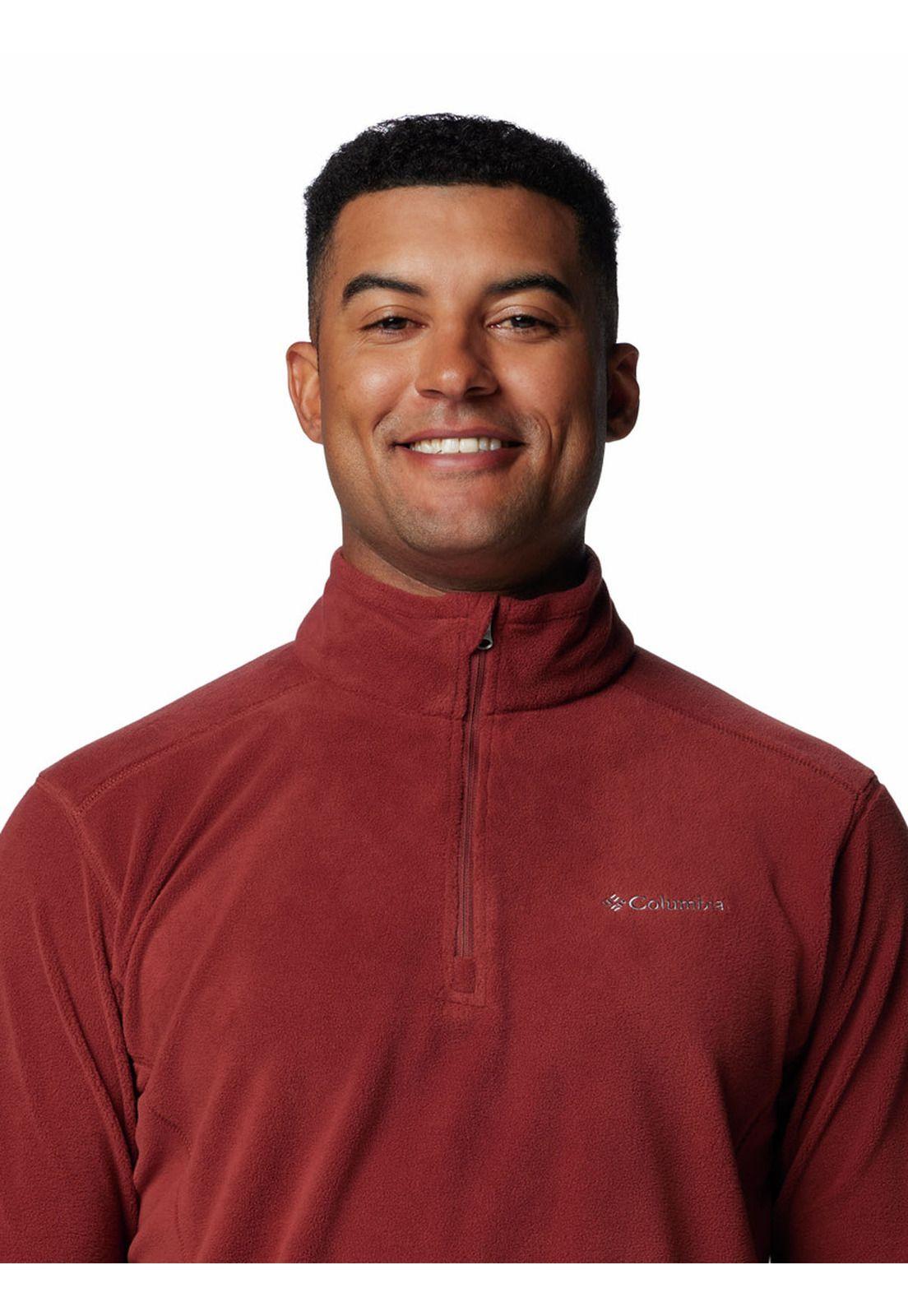 Polar Hombre Klamath Range Half Zip Rojo-3