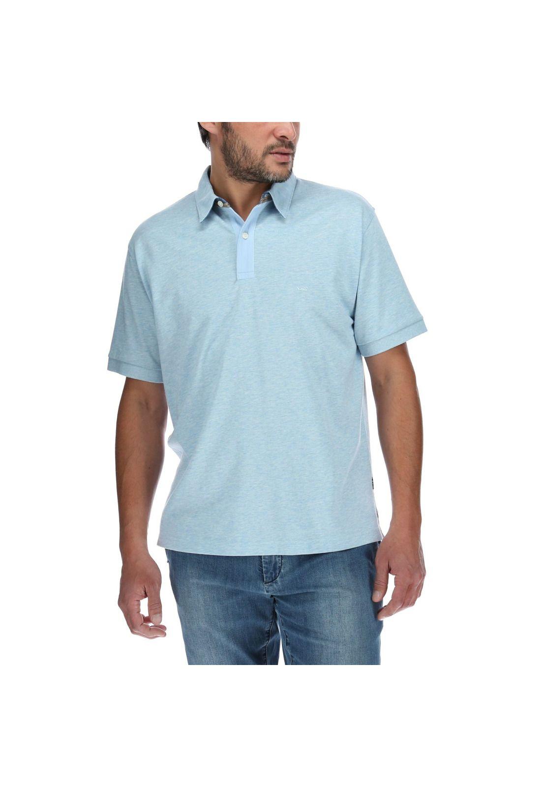 Polera Hombre Valentine Celeste-0