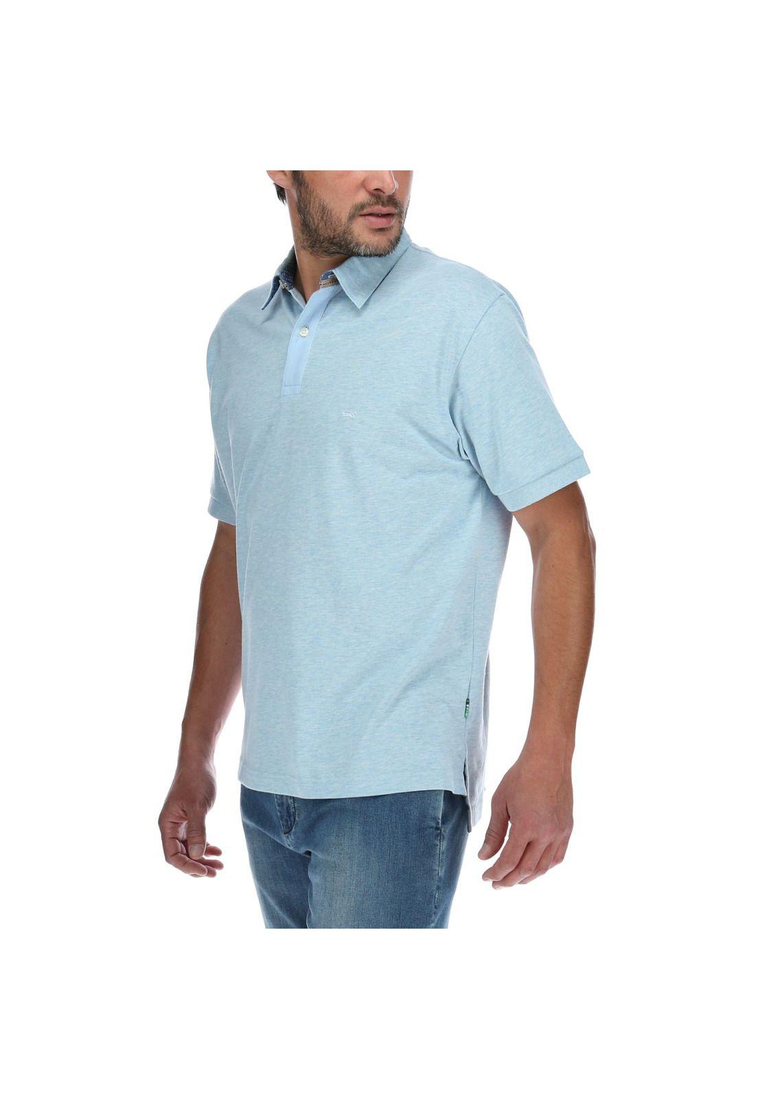 Polera Hombre Valentine Celeste-1