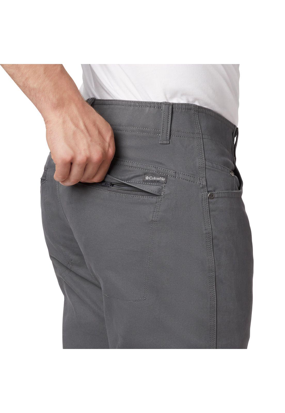 Pantalón Hombre Pilot Peak 5 Pocket Gris-2