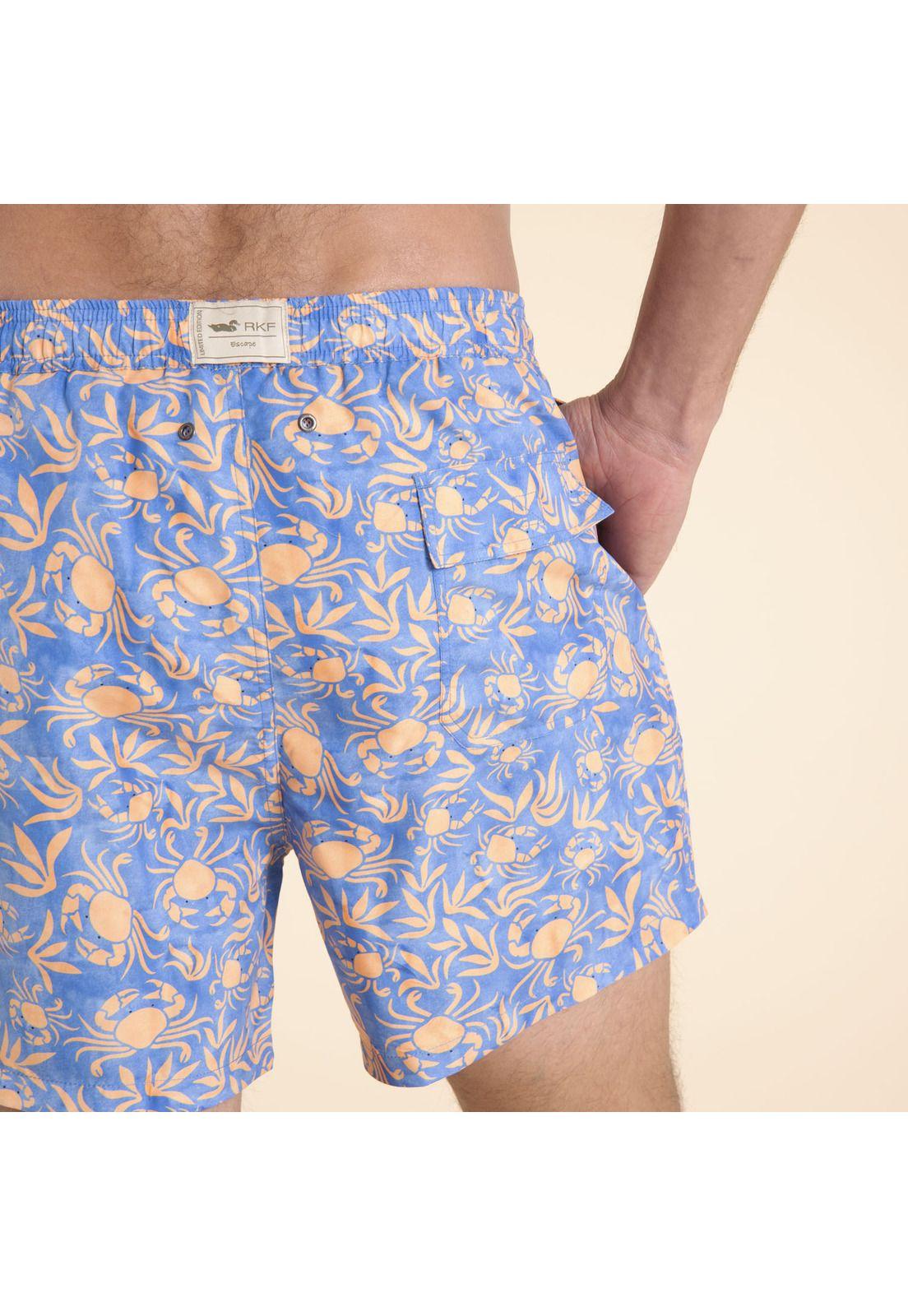 Traje De Baño Hombre Pet Reciclado Izam Azul-3