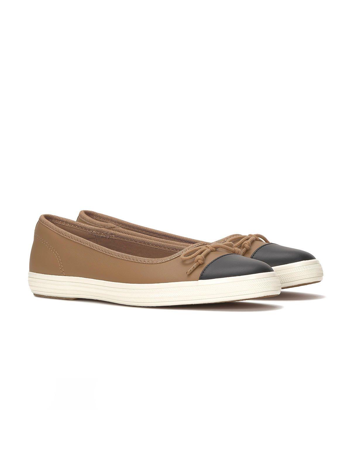 Zapatilla Cuero Mujer Maisie Ballet Lthr Canela-3