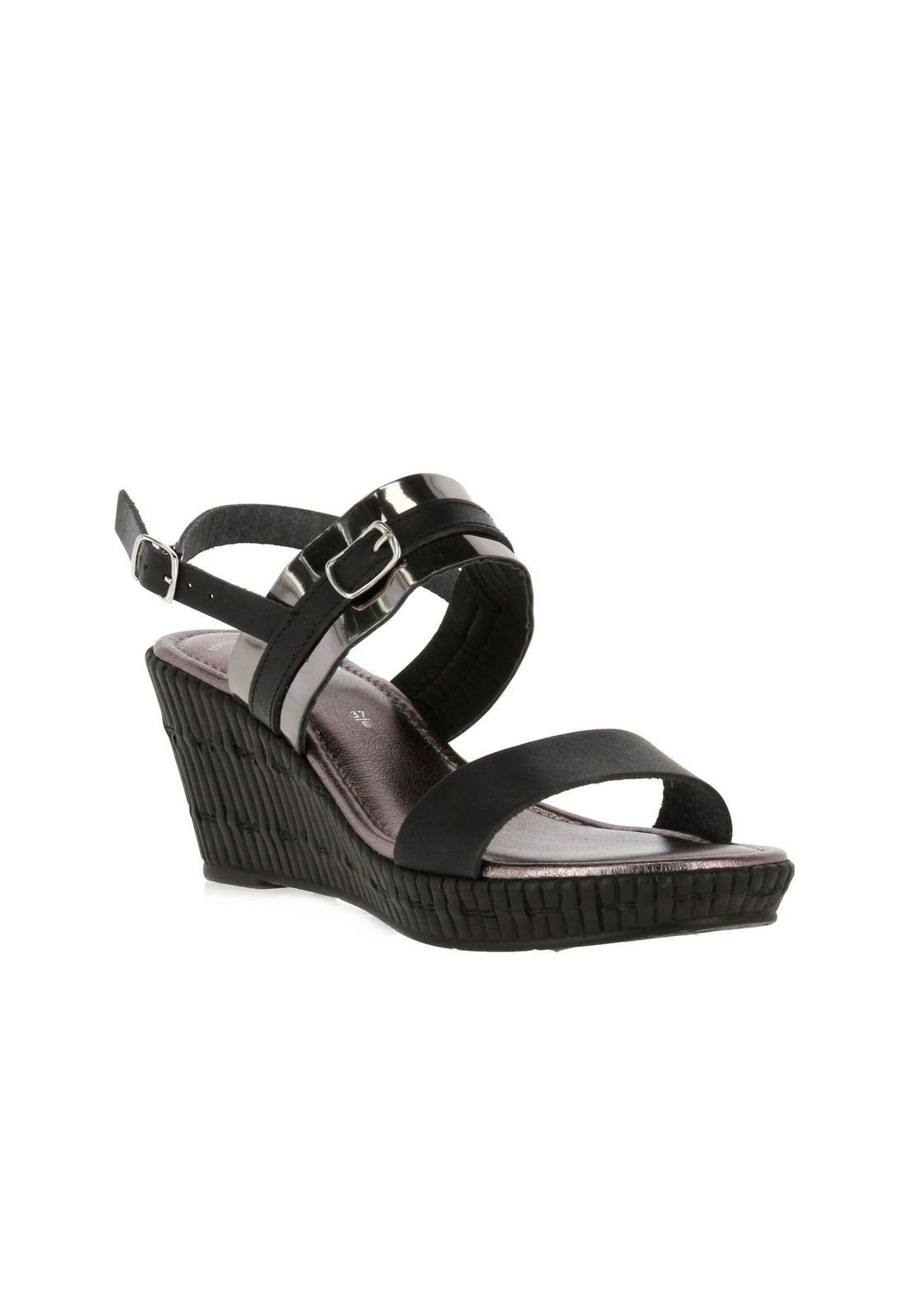 Sandalia Cuero Maiori Negro-0