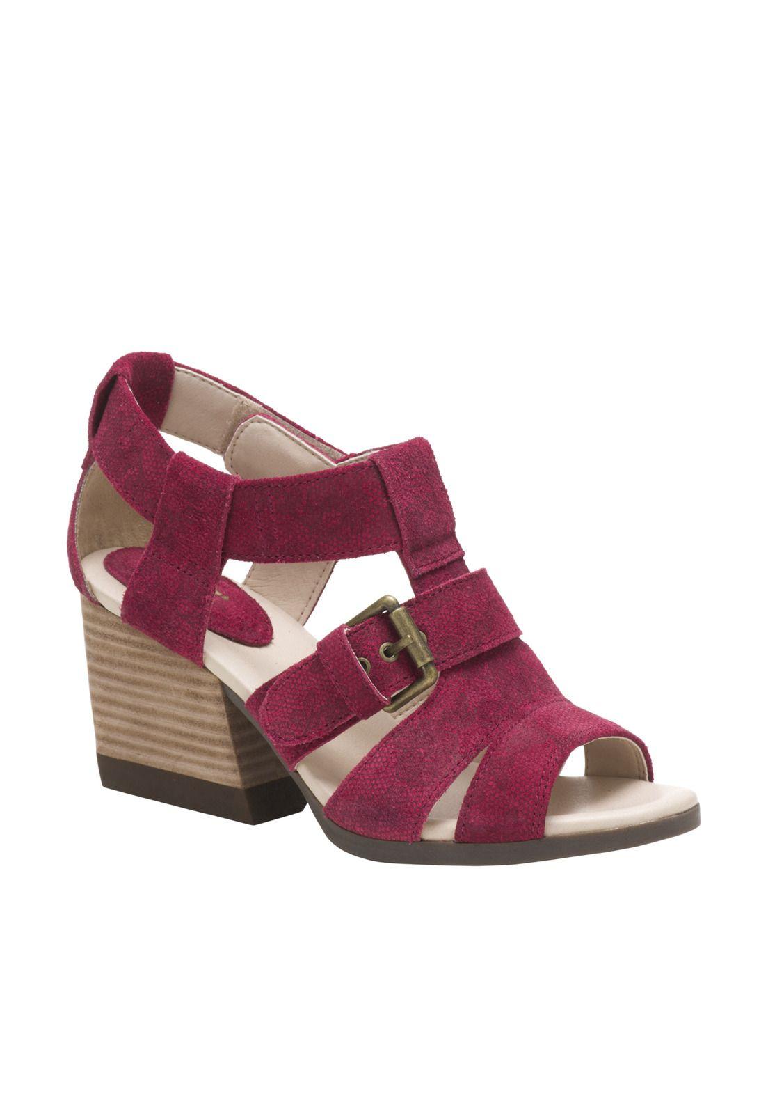 Sandalia Optic Burdeo Mujer-0