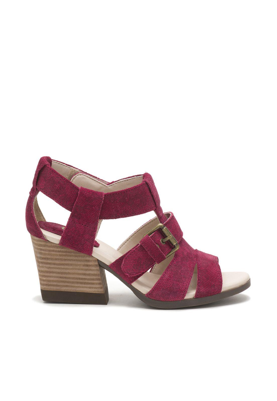 Sandalia Optic Burdeo Mujer-1