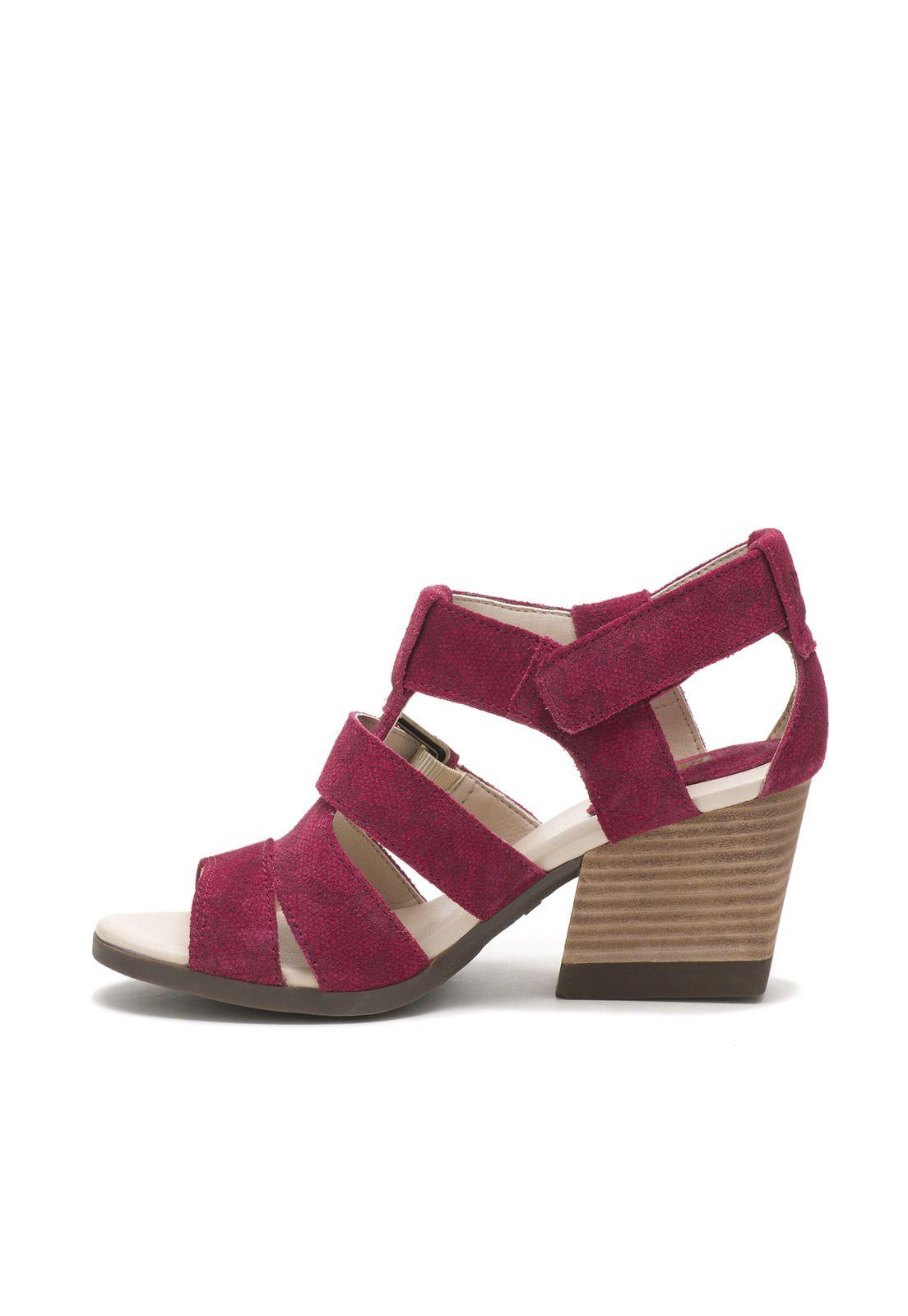 Sandalia Optic Burdeo Mujer-2